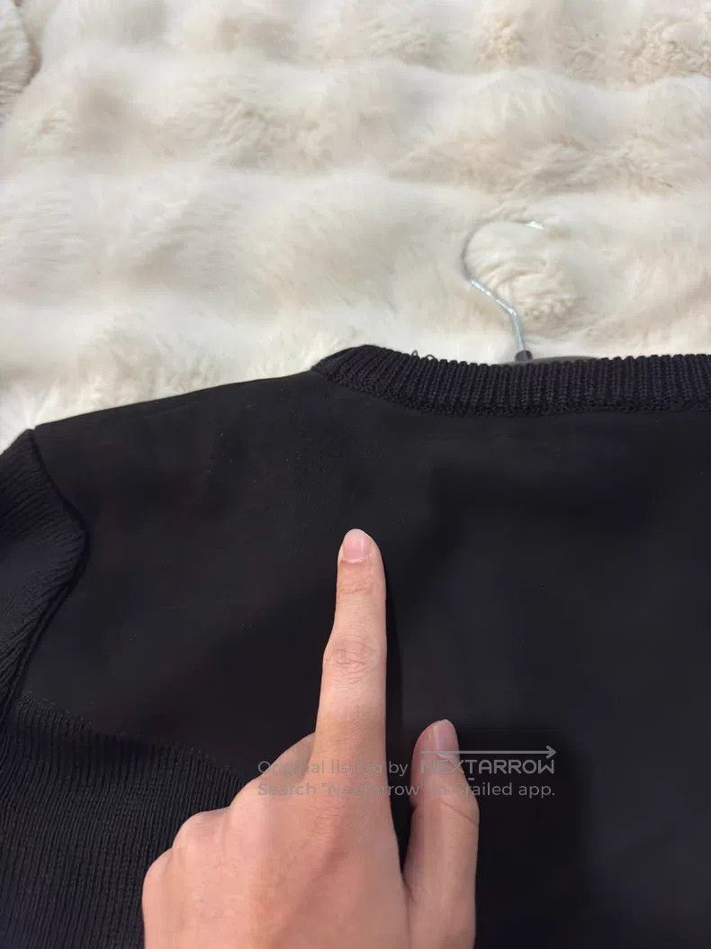Saint Laurent Paris Saint Laurent Paris Sheepskin Patchwork Men's Sweater Size US M / EU 48-50 / 2 - 9 Thumbnail