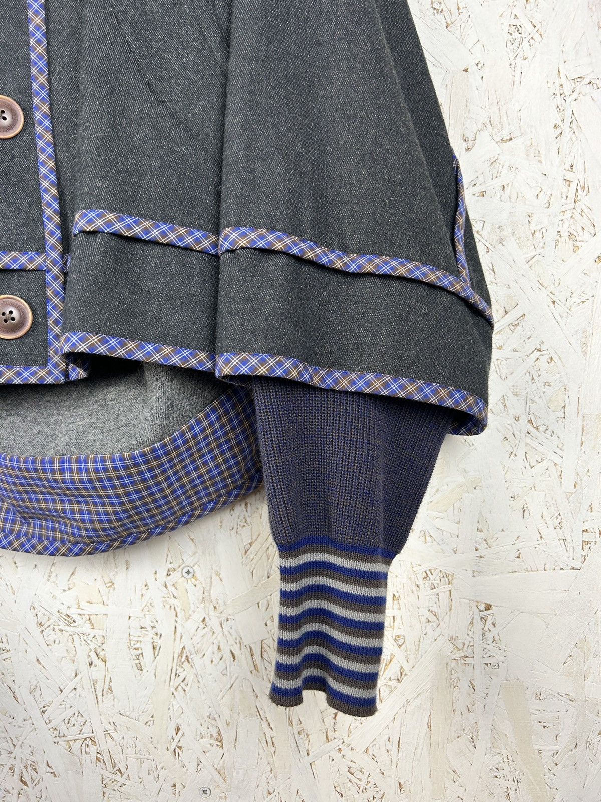 Vivienne Westwood Vivienne Westwood Piping Wool Short Coat Avant Garde Jacket Size M / US 6-8 / IT 42-44 - 5 Thumbnail