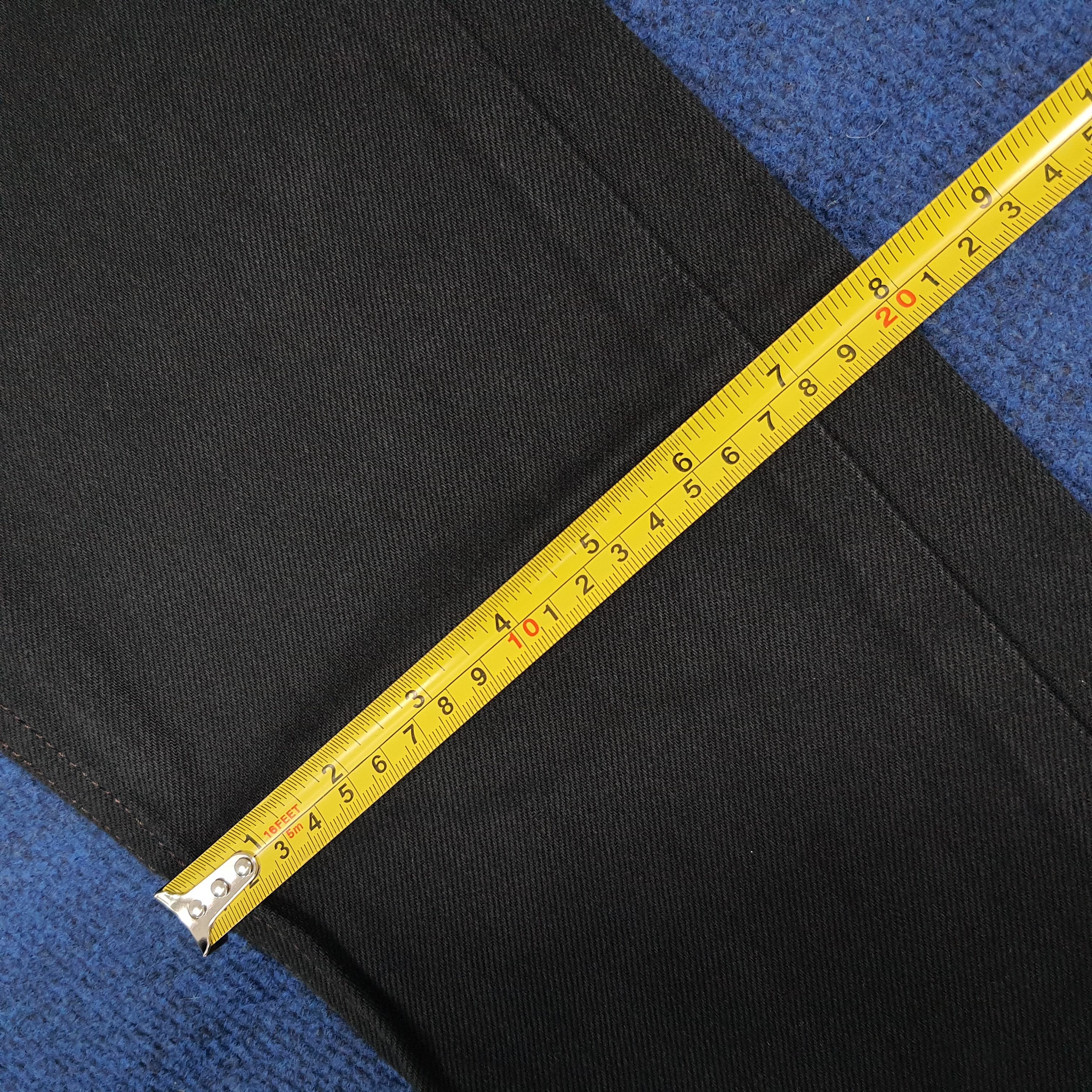 Japanese Brand Vintage Abordage Japan Skull Gothic Selvedge Pants C280N6 Size US 31 - 15 Thumbnail