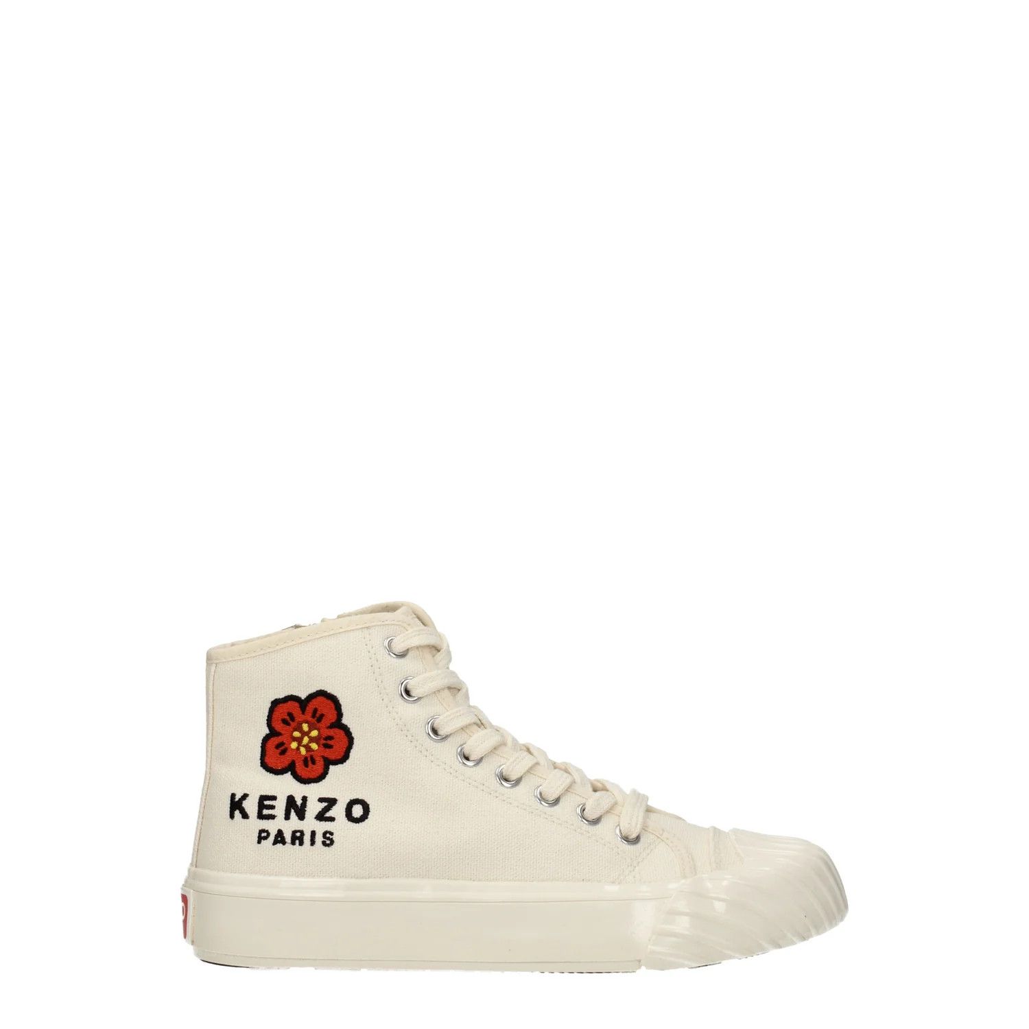Kenzo ob1o1e1124 Fabric Sneakers in White/Cream Size US 9 / IT 39 - 1 Thumbnail