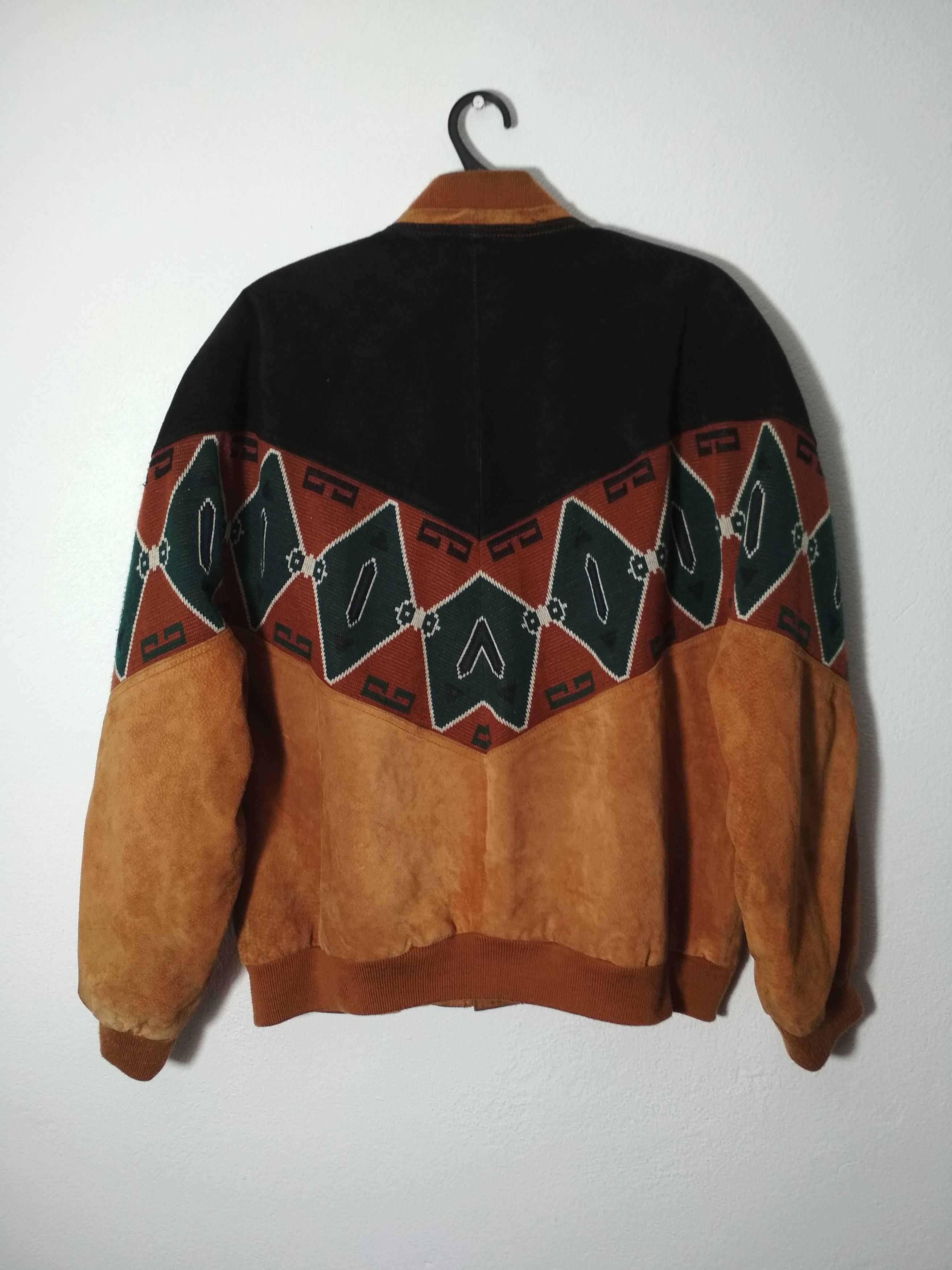 Vintage Vintage BERTO LUCCI Genuine Leather Bomber Jacket Retro Rare Size US L / EU 52-54 / 3 - 1 Thumbnail