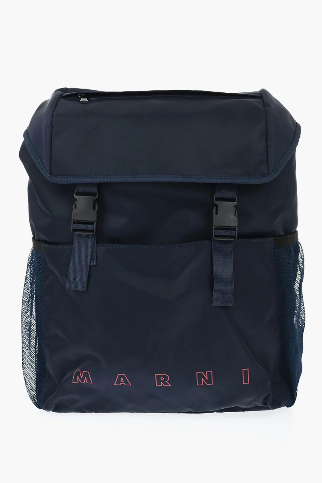 Marni og1mm0326 Size: OS / Solid-Color Nylon Backpack in Blue Size ONE SIZE - 1 Thumbnail
