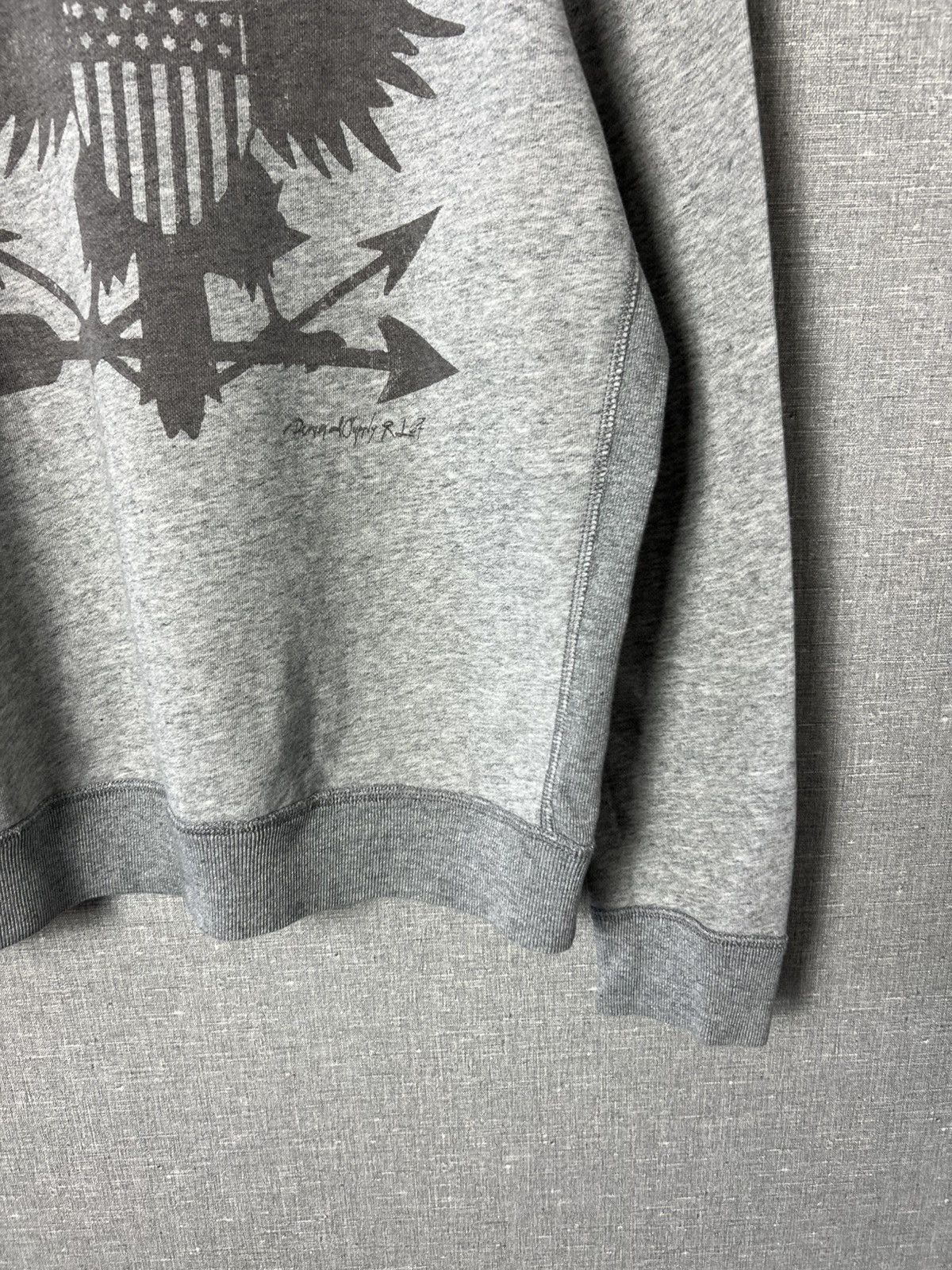 Denim & Supply Ralph Lauren VNTG Denim & Supply Ralph Lauren Eagle Big Logo Sweatshirt Size US XL / EU 56 / 4 - 8 Thumbnail