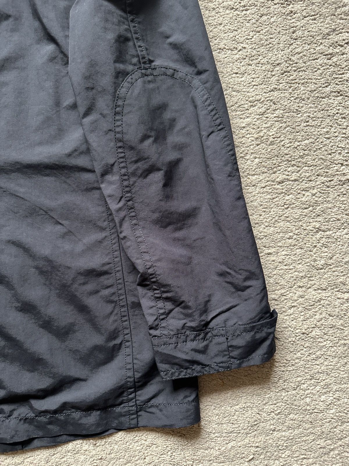 Donna Karan 1990s Donna Karan Oversized Resin Coating Nylon Jacket Size US XL / EU 56 / 4 - 9 Thumbnail