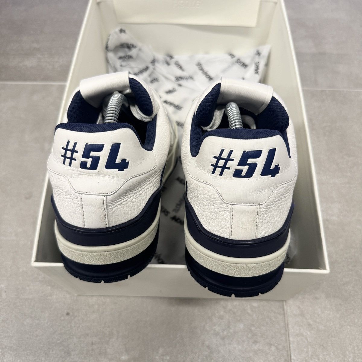 Louis Vuitton Louis Vuitton 1ABFAF #54 Trainers Marine White RRP £995 Size US 9 / EU 42 - 6 Thumbnail