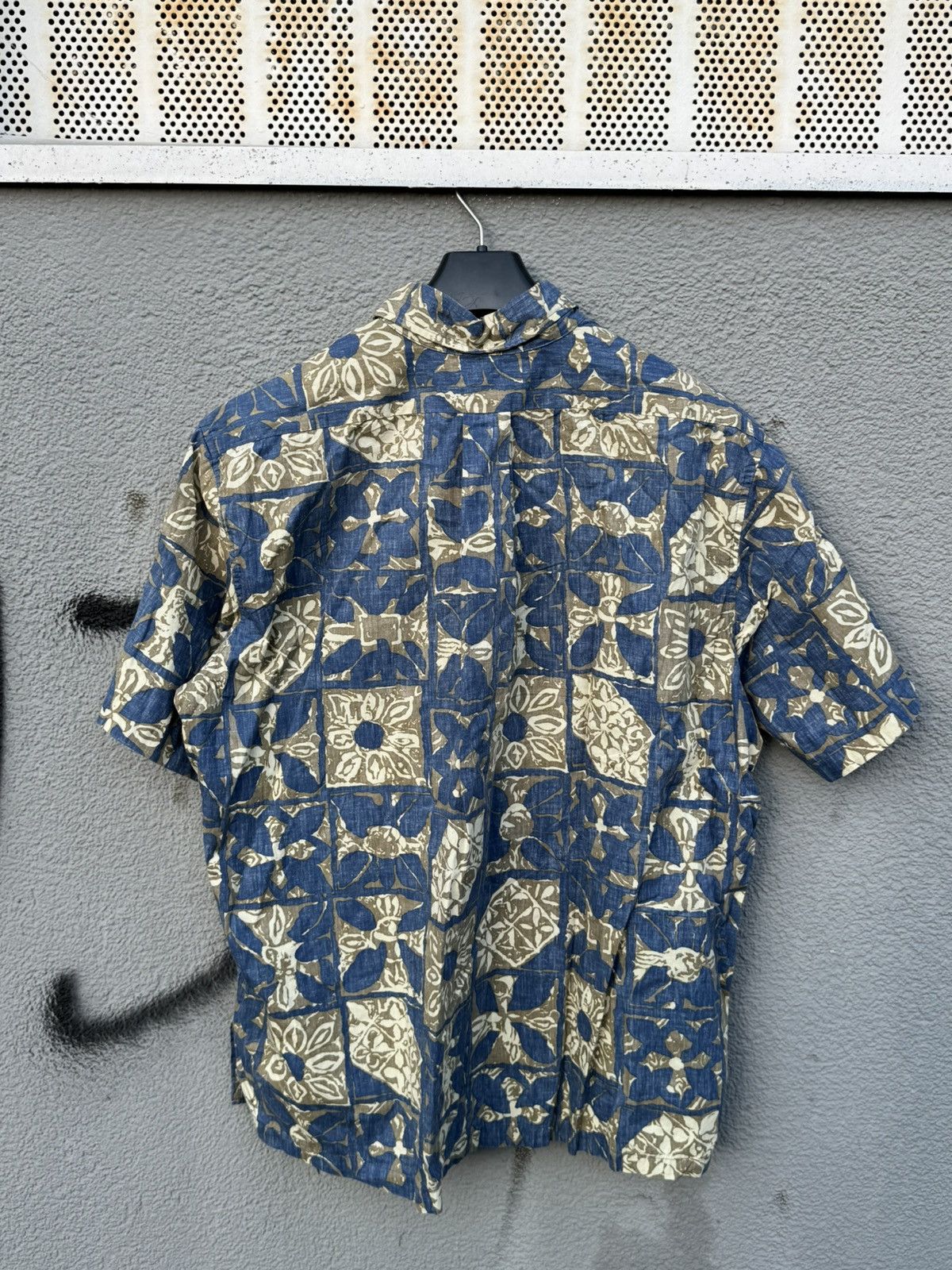 Reyn Spooner × Vintage RARE Reyn Spooner 1/4 Shirt XL Alfred Shaheen Pareau Aloha Size US XL / EU 56 / 4 - 10 Thumbnail