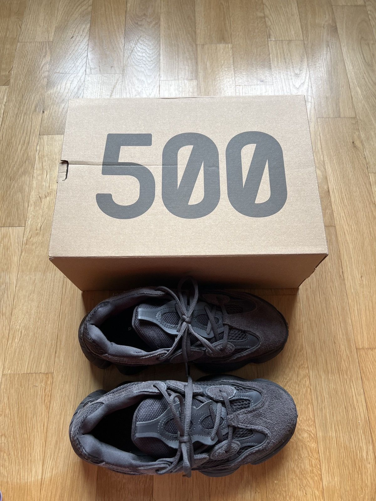Yeezy Adidas yeezy boost 500 black sneakers Size US 7 / EU 40 - 2 Thumbnail