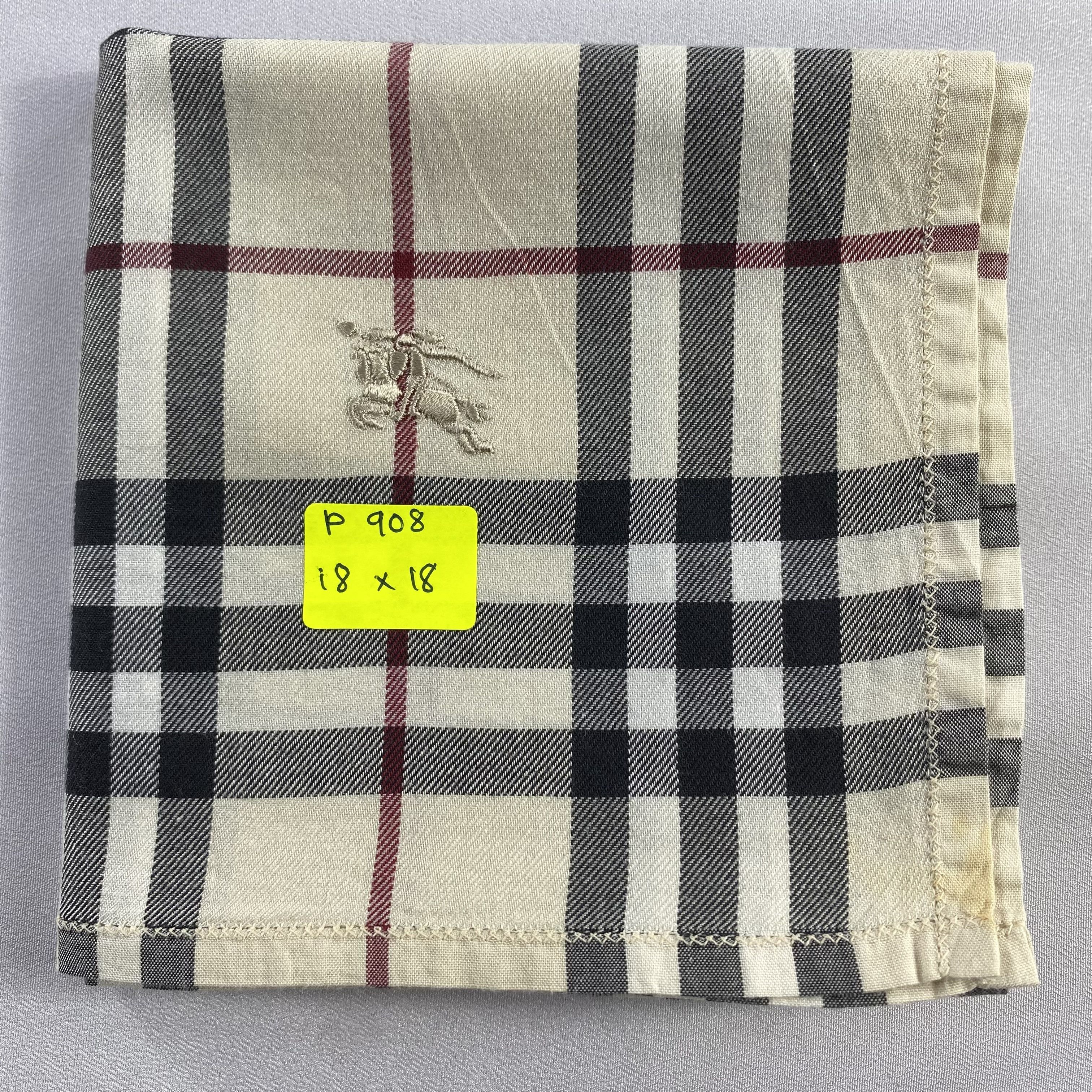 Burberry × Vintage Burberry Handkerchief / Neckerchief / Bandana-P908 Size ONE SIZE - 5 Thumbnail