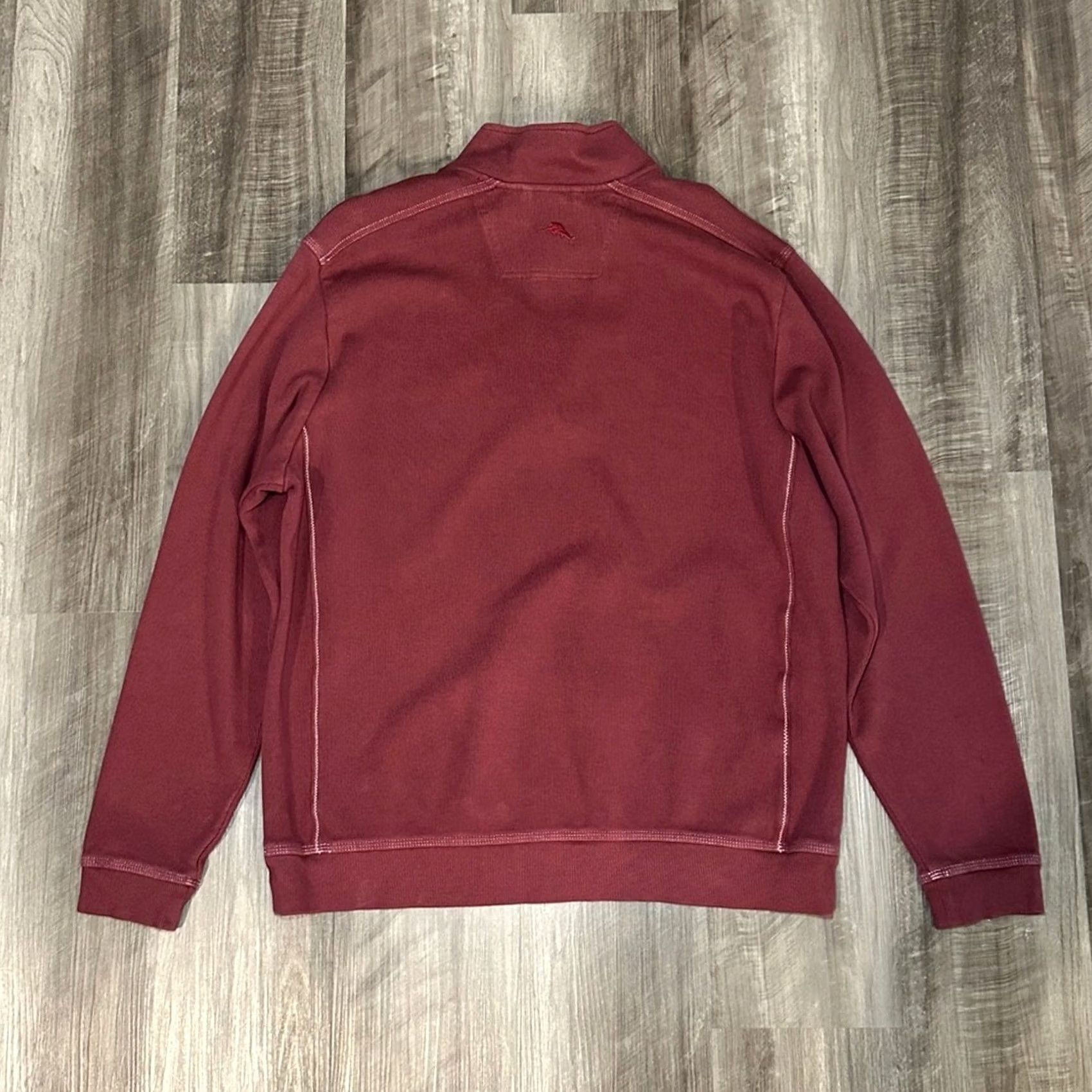 Tommy Bahama VINTAGE Texas A&M Aggies Tommy Bahama Maroon Quarter Zip Pullover XL Sweatshirt Men Red Size US XL / EU 56 / 4 - 2 Thumbnail
