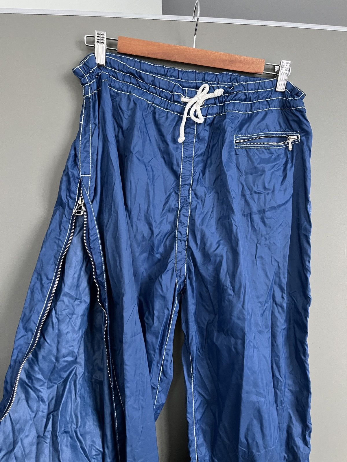 JET SET JET SET Vintage Blue Sport Outdoor Nylon Pants Size US 36 / EU 52 - 12 Thumbnail
