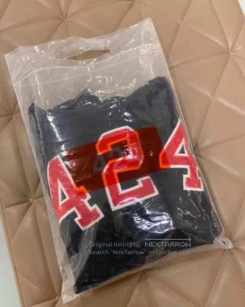 424 424 Flock Logo Hoodie Sweatshirt Size US M / EU 48-50 / 2 - 3 Thumbnail