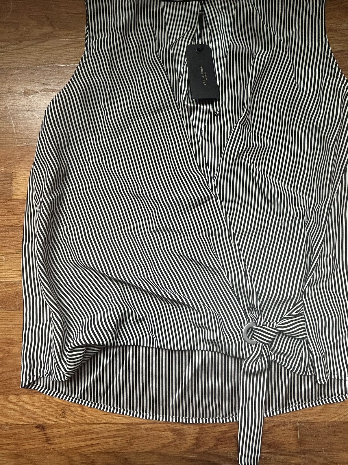 Rag & Bone RAG & BONE Black & White Blouse Small Size S / US 4 / IT 40 - 4 Thumbnail