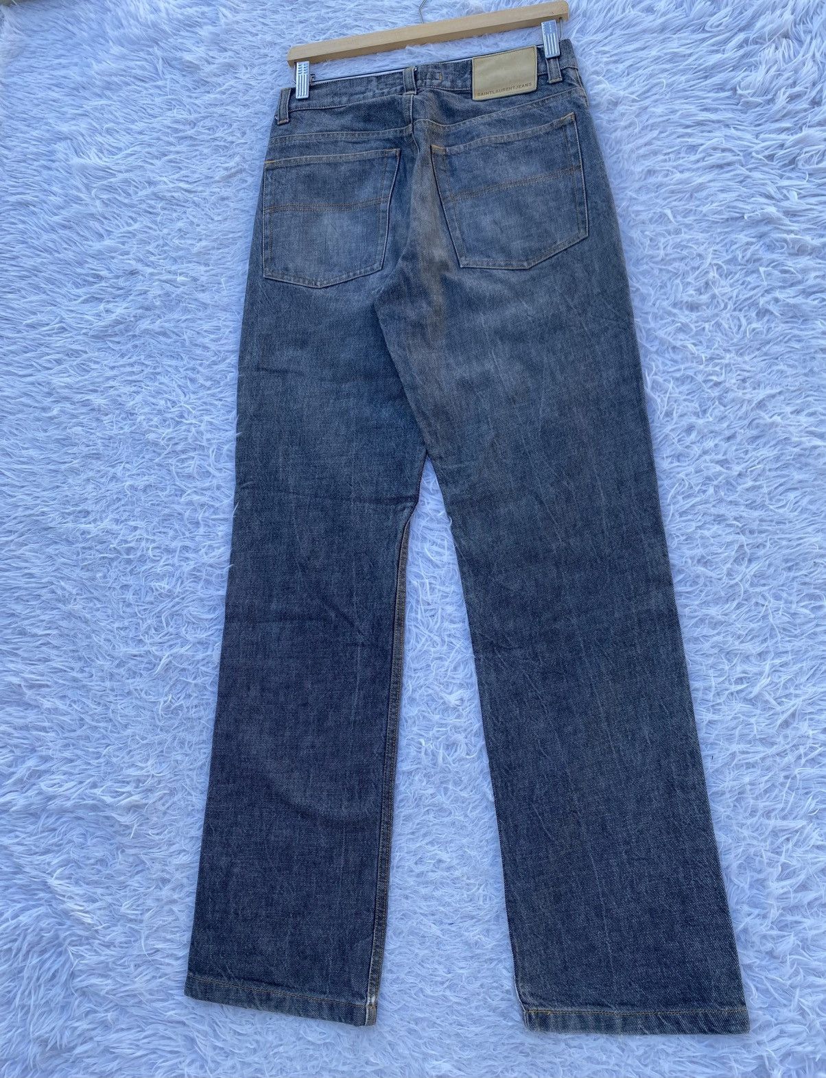 Yves Saint Laurent Rare Vintage Saint Laurent Jeans YSL Denim Made in Portugal Size US 29 - 23 Thumbnail