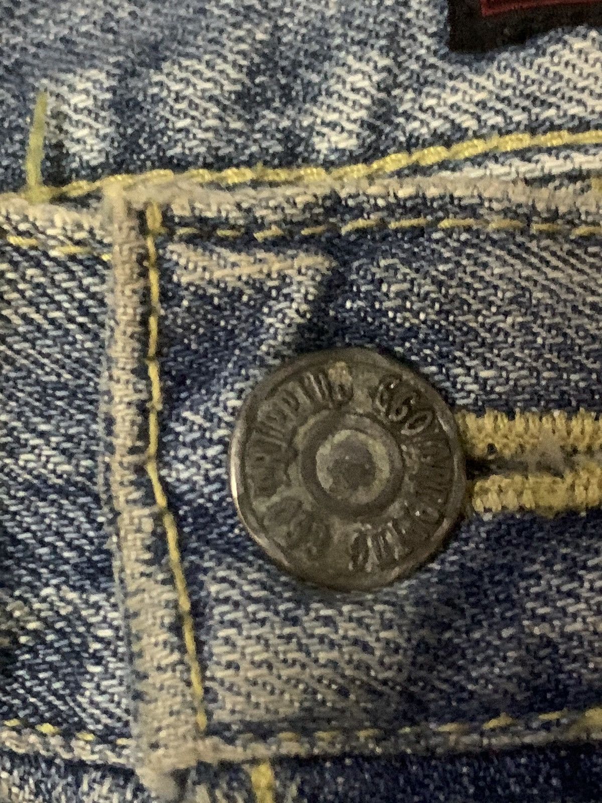 Ego Tripping × Japanese Brand × Vintage Ego Tripping Selvedge Flare Denim Jeans Size US 32 / EU 48 - 7 Thumbnail