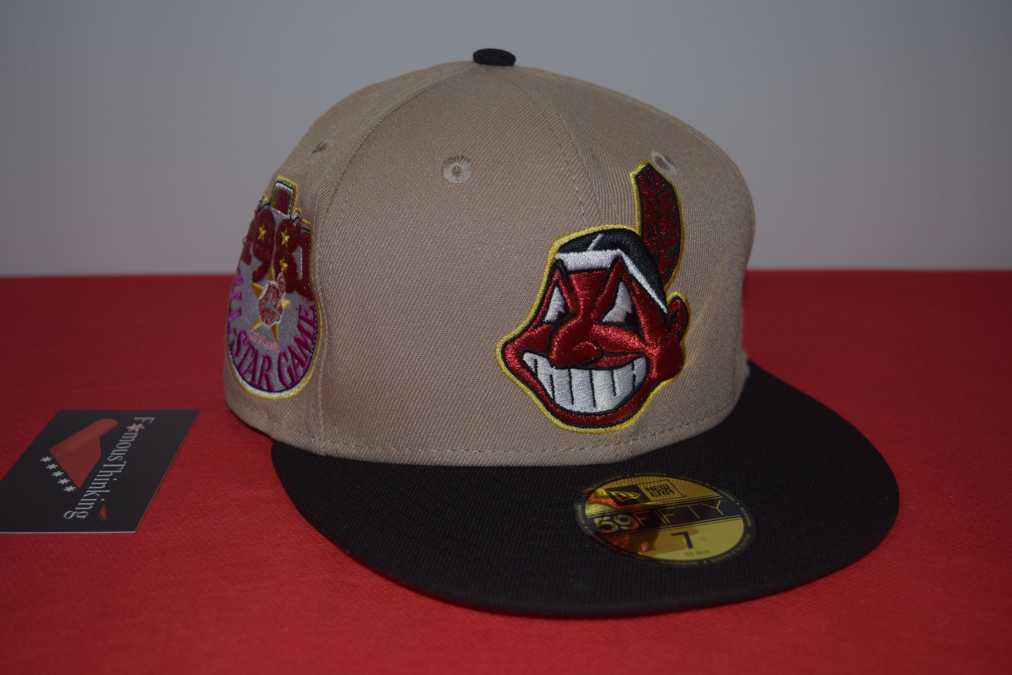 New Era New Era Cleveland Indians Chief Wahoo the All Star Patch Hat Size ONE SIZE - 6 Thumbnail