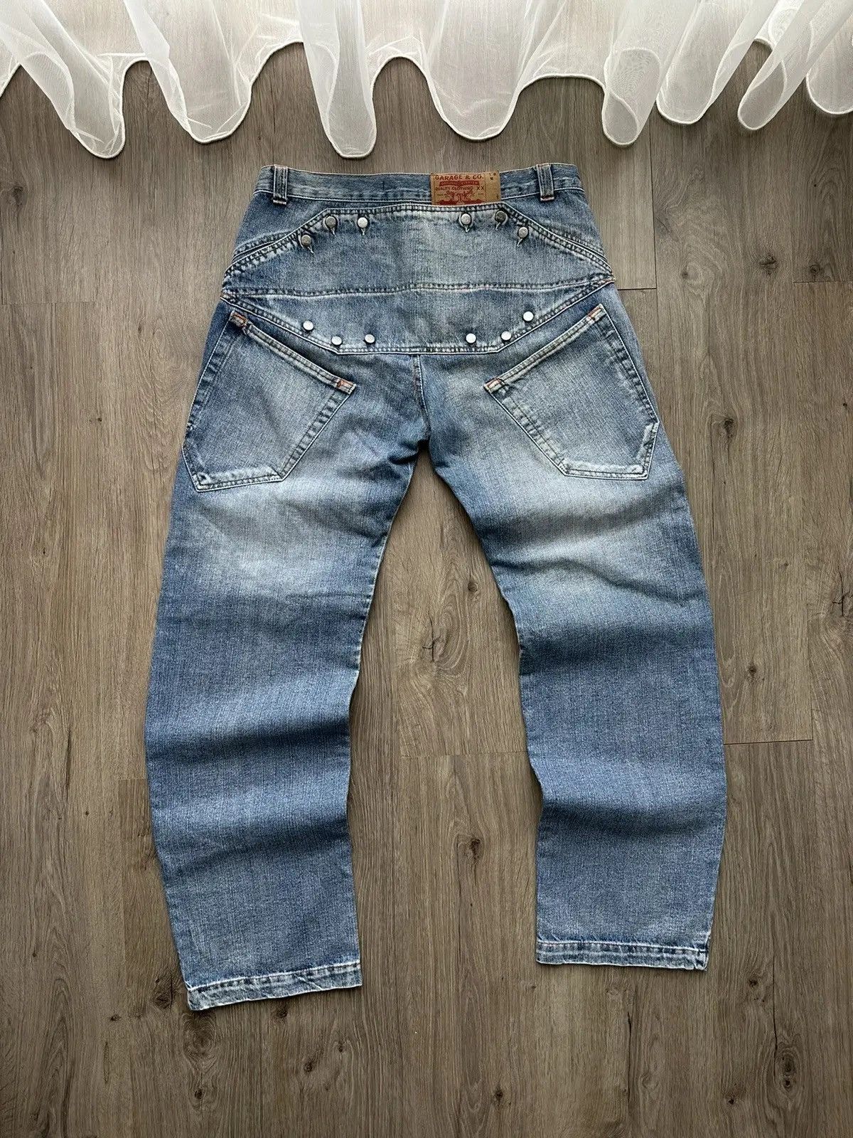 Japanese Brand × Vintage Vintage Progressive Fuck It Denim Wear Cowboy Jeans Pants Size US 34 / EU 50 - 11 Thumbnail