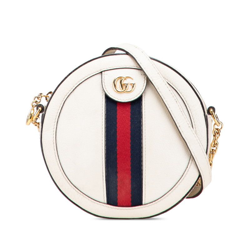 Gucci Gucci Gucci Ophidia Leather Shoulder Bag Leather Shoulder Bag 550618 Size ONE SIZE - 1 Thumbnail