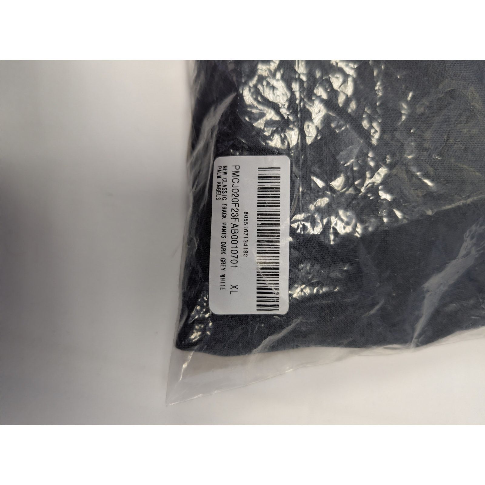 Palm Angels o1rshd1 Q:2 / New Classic Track Pants in Dark Grey / White Size US 36 / EU 52 - 23 Thumbnail