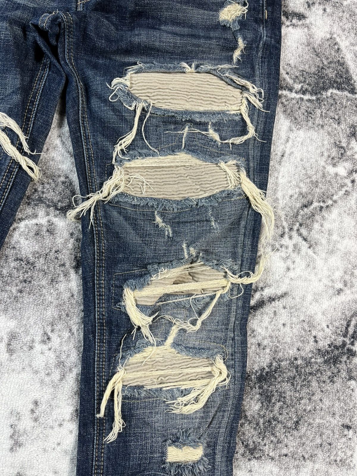 Other Amicci Distressed Denim Jeans Vintage Luxury Italy 30 Size 30" / US 8 / IT 44 - 5 Thumbnail