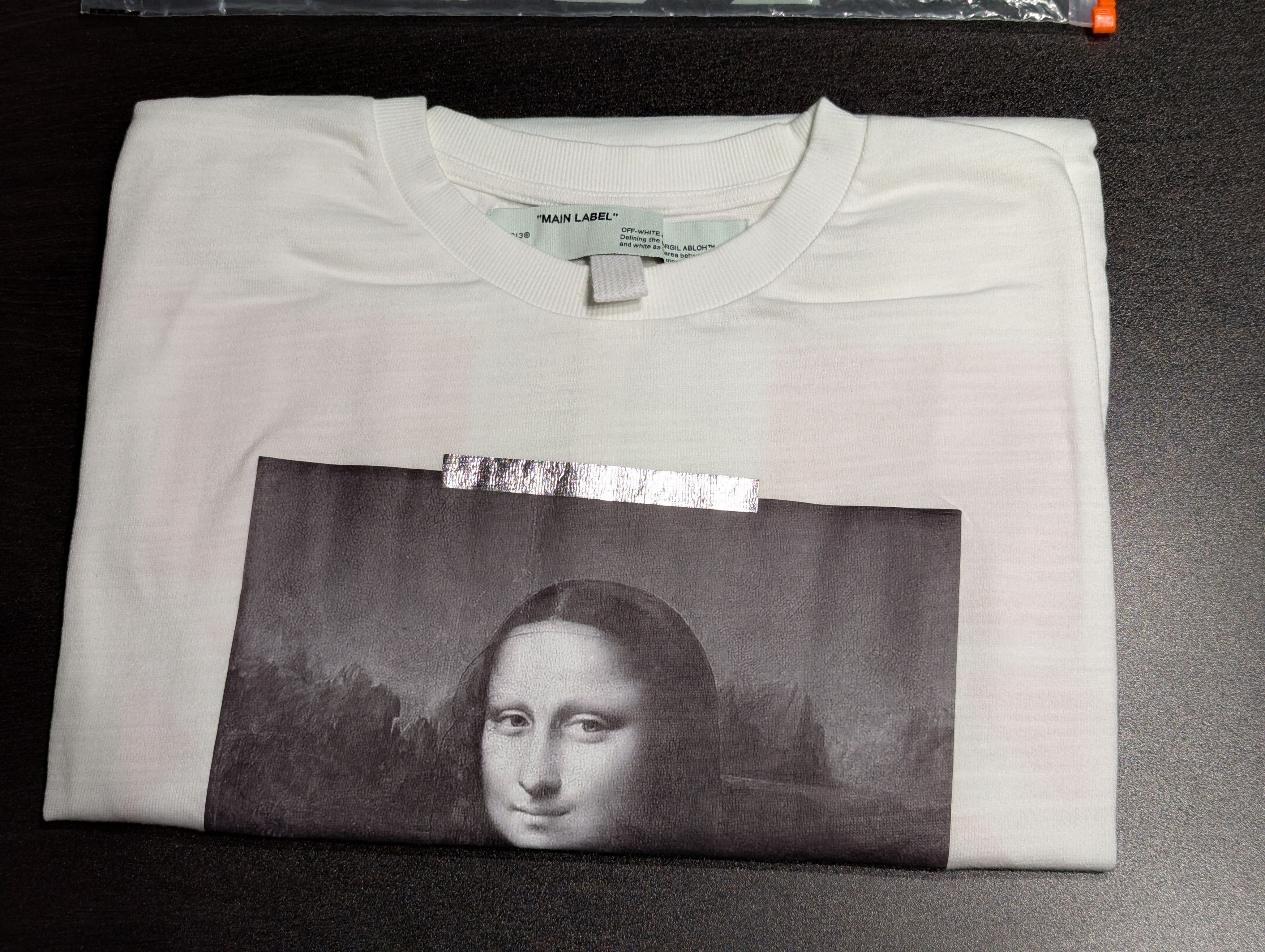 Off-White Virgil Abloh MCA Figures of Speech OFF-WHITE Mona Lisa Tee Size US XL / EU 56 / 4 - 20 Thumbnail