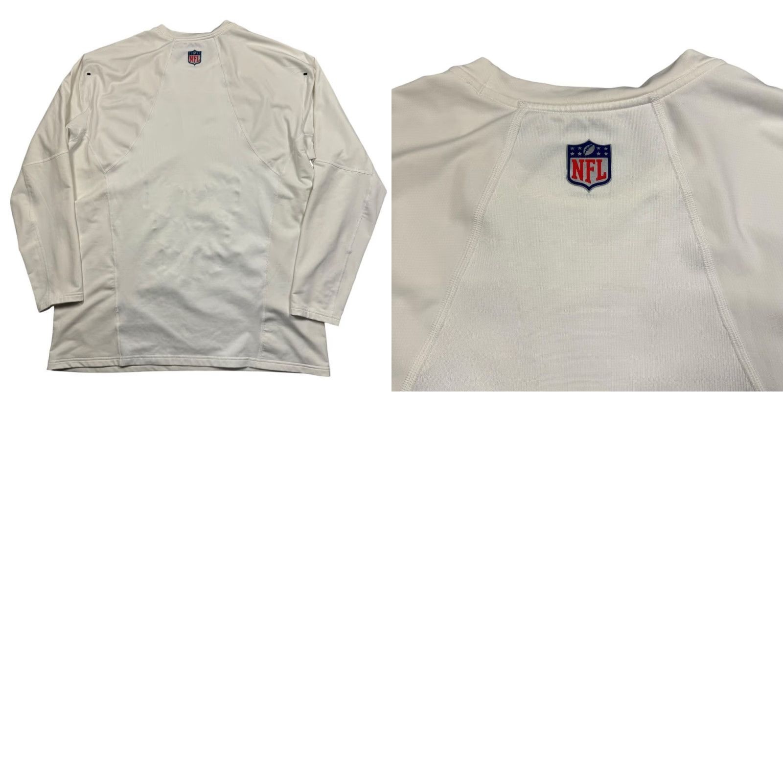 Nike Nike Shirt Jacksonville Jaguars Men's XXL Dri-fit On-field Lightweight Wicking Long Sleeve Crew Neck Graphic Print White Size US XXL / EU 58 / 5 - 8 Thumbnail