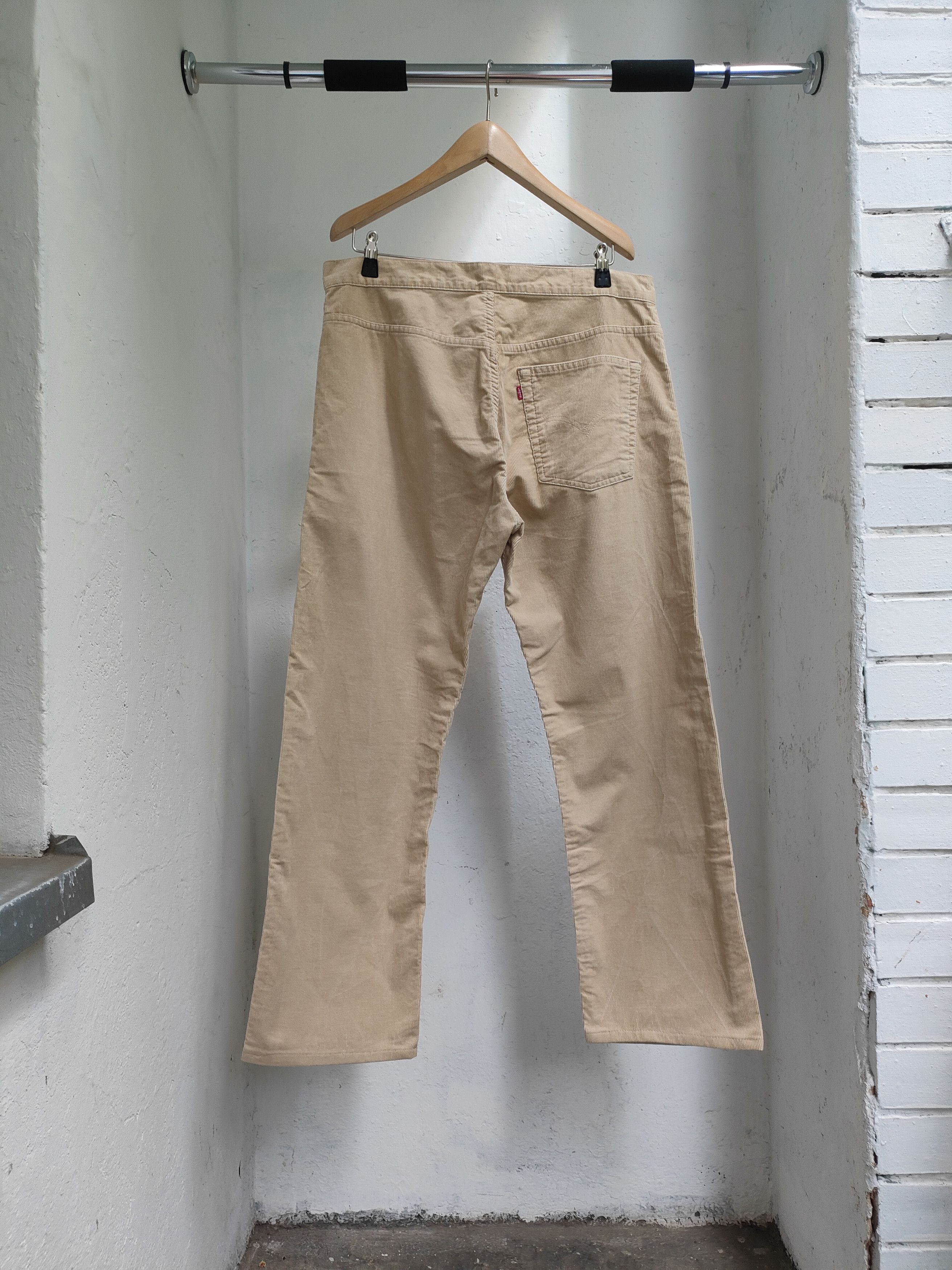Levi's 00s vintage Levi's Corduroy Beige Pants Size US 36 / EU 52 - 2 Thumbnail