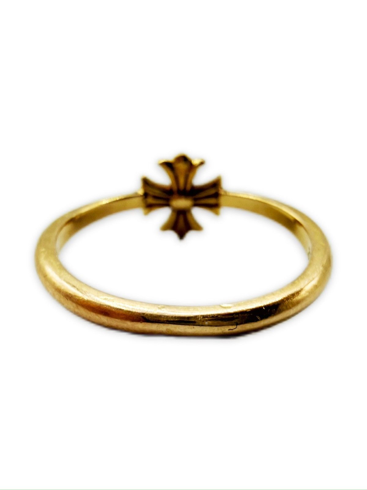 Chrome Hearts Chrome Hearts 22k Gold Factory Diamond Set Plus Ring Size ONE SIZE - 2 Thumbnail