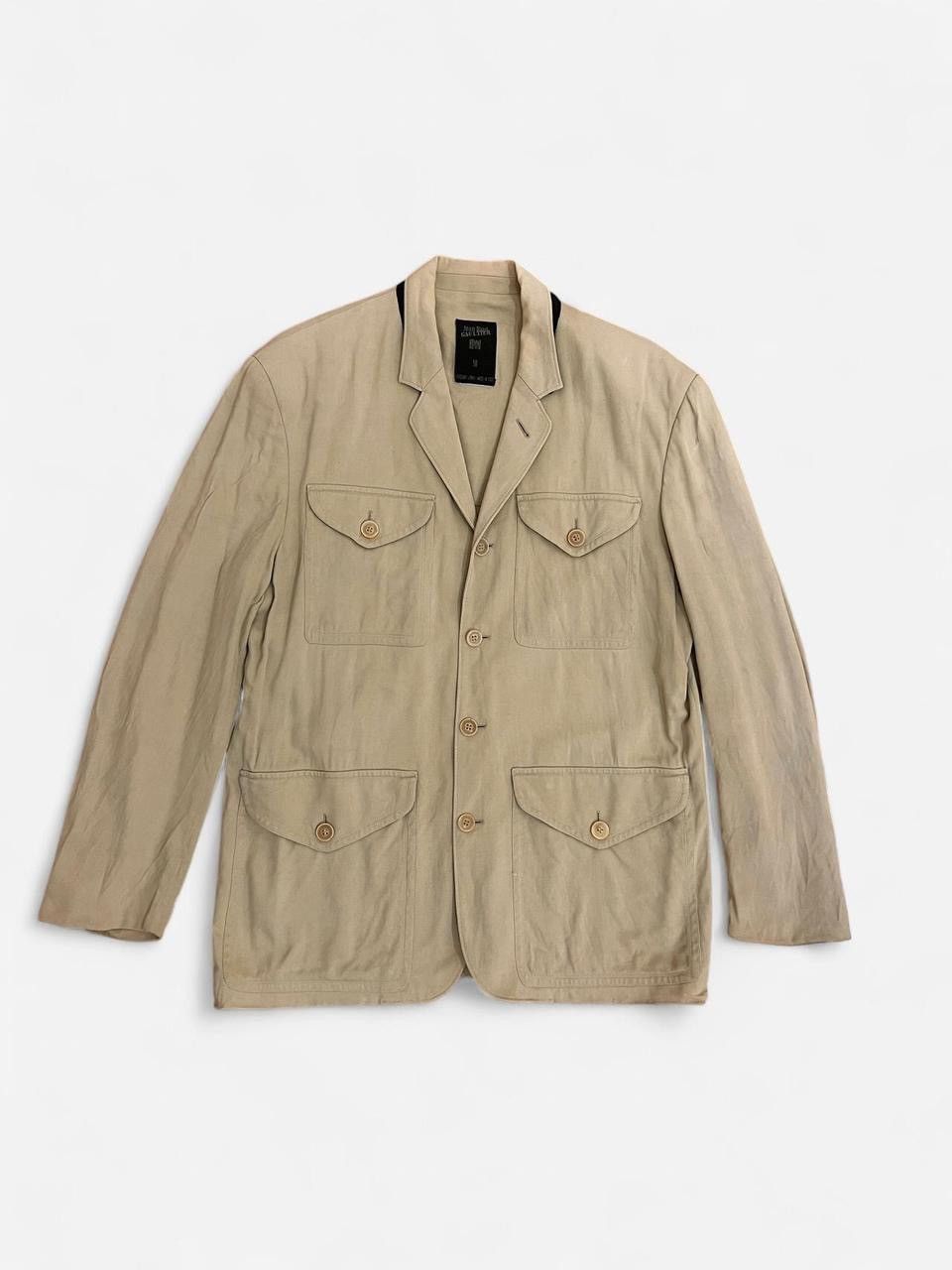 Jean Paul Gaultier Beige Utility Jacket Size US M / EU 48-50 / 2 - 1 Thumbnail