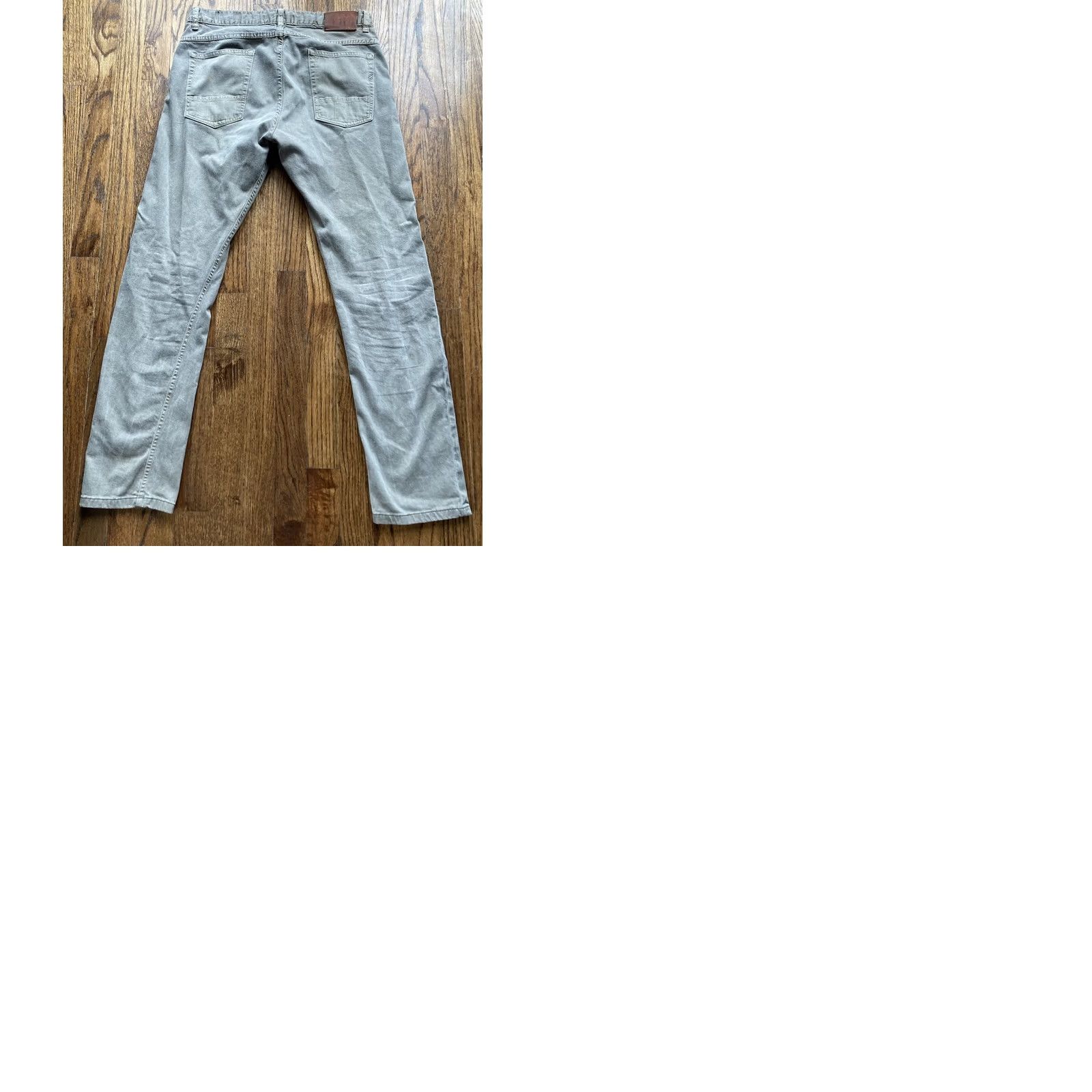 Billy Reid Billy Reid Pants Slim Straight 31x29 Cotton Olive Green 5 Pocket Button Fly USA Made Mens Size US 31 - 9 Thumbnail