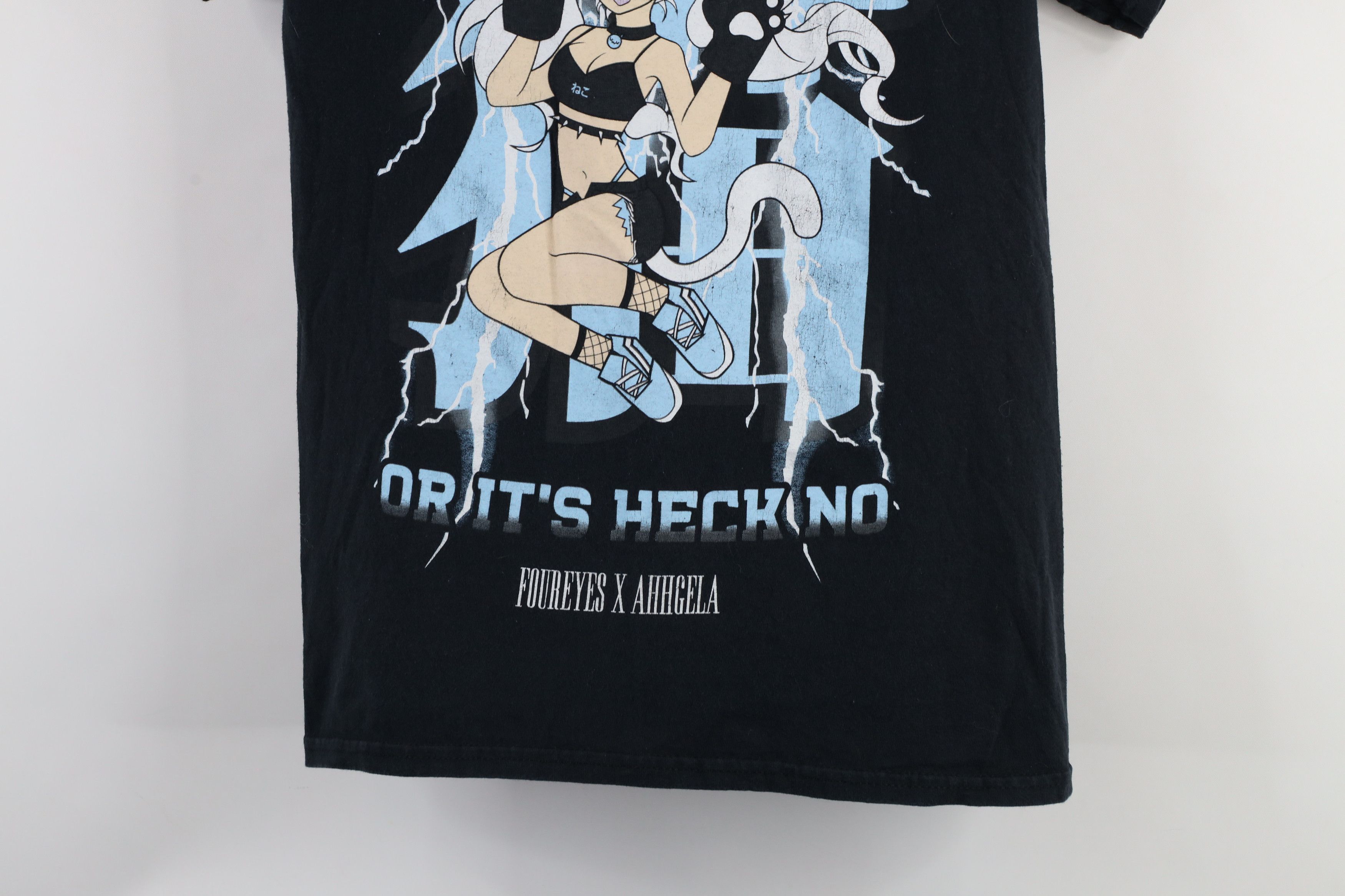 Vintage Vintage Foureyes X Ahhgela Or It's Heck No Anime T-Shirt Size US S / EU 44-46 / 1 - 3 Thumbnail