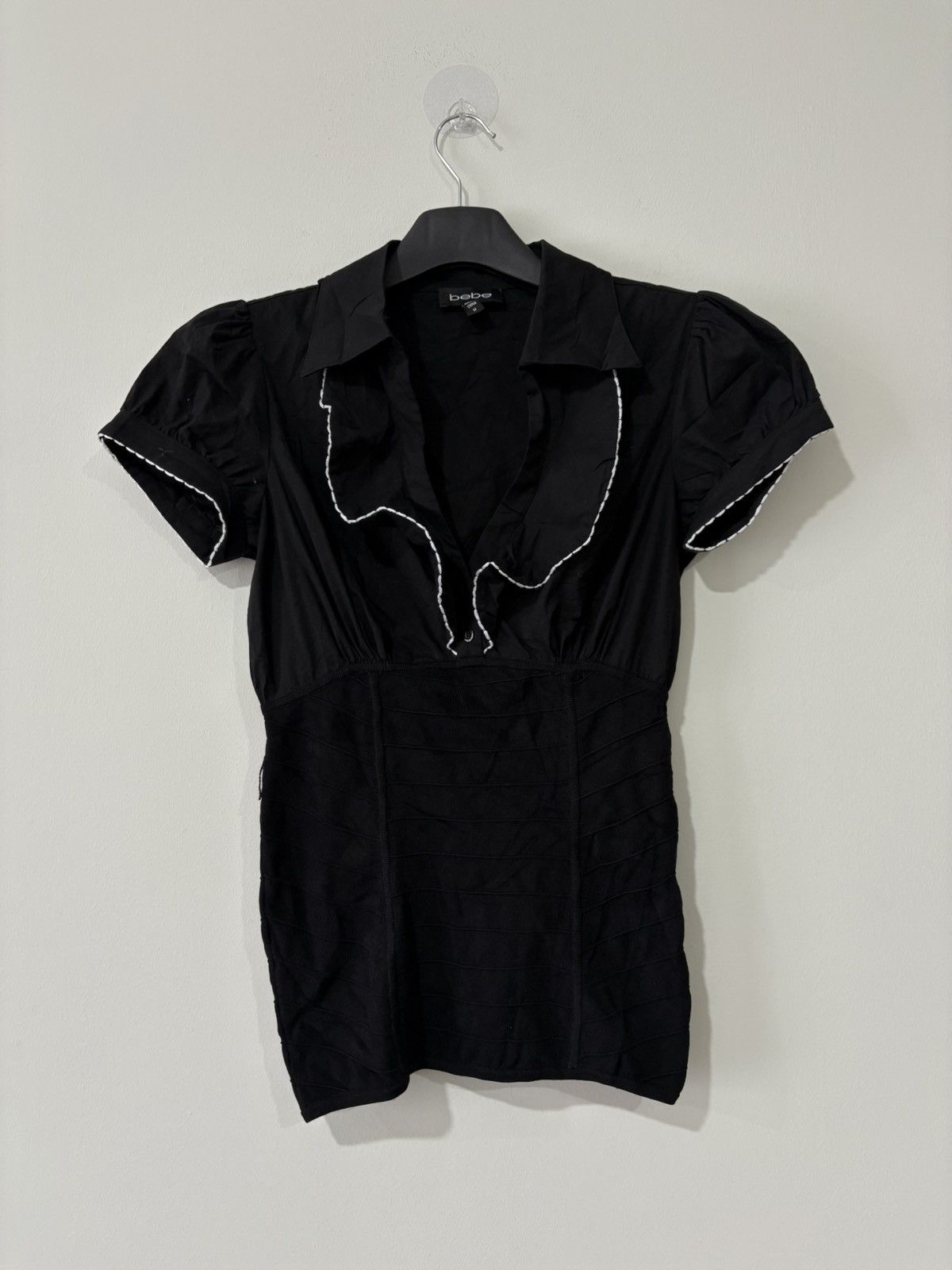 Bebe Bebe black corsett shirt Size M / US 6-8 / IT 42-44 - 1 Thumbnail