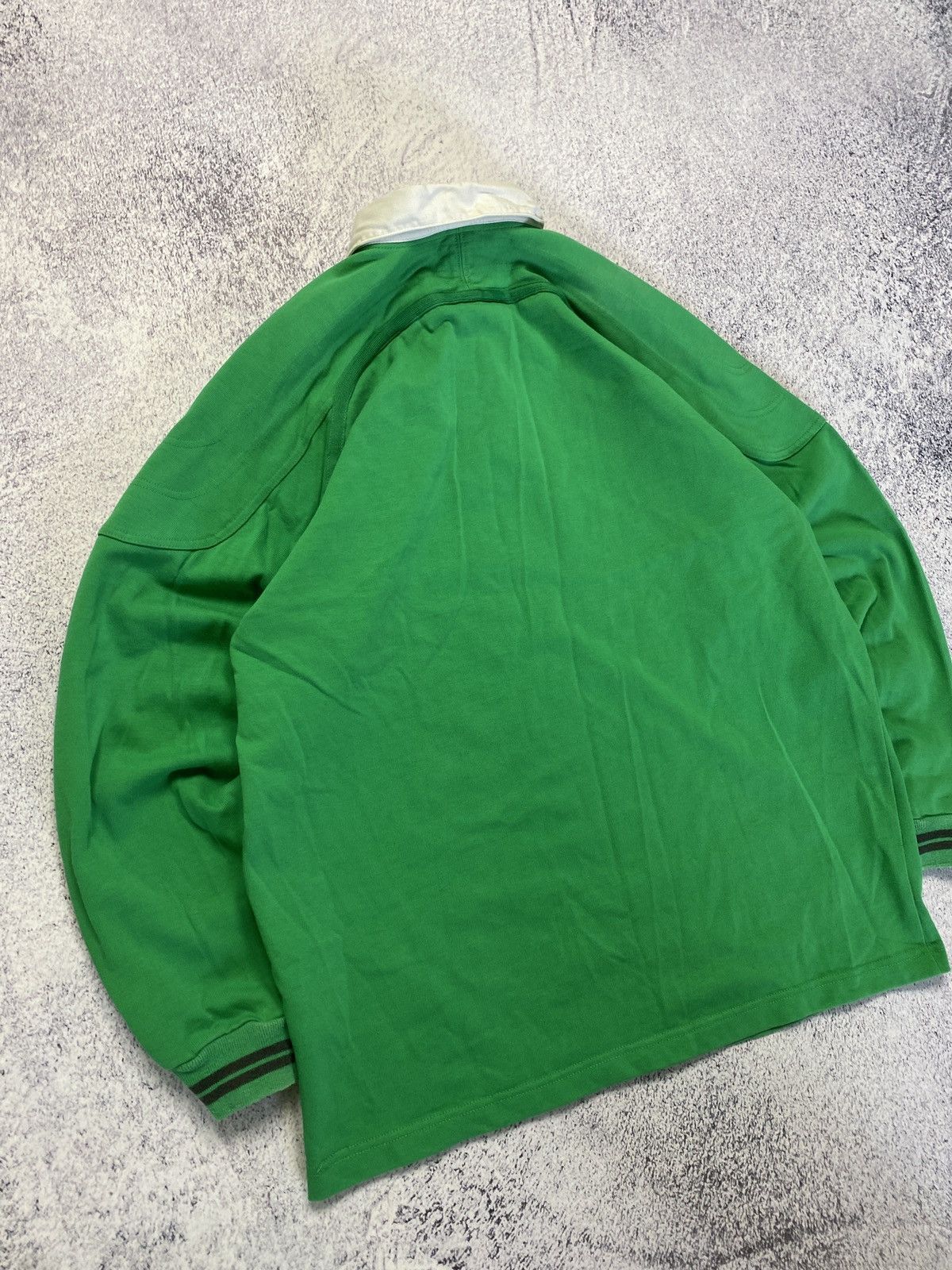 Nike × Vintage Vintage 1999 Nike Ireland Long Sleeve Rugby Shirt Size US L / EU 52-54 / 3 - 19 Thumbnail