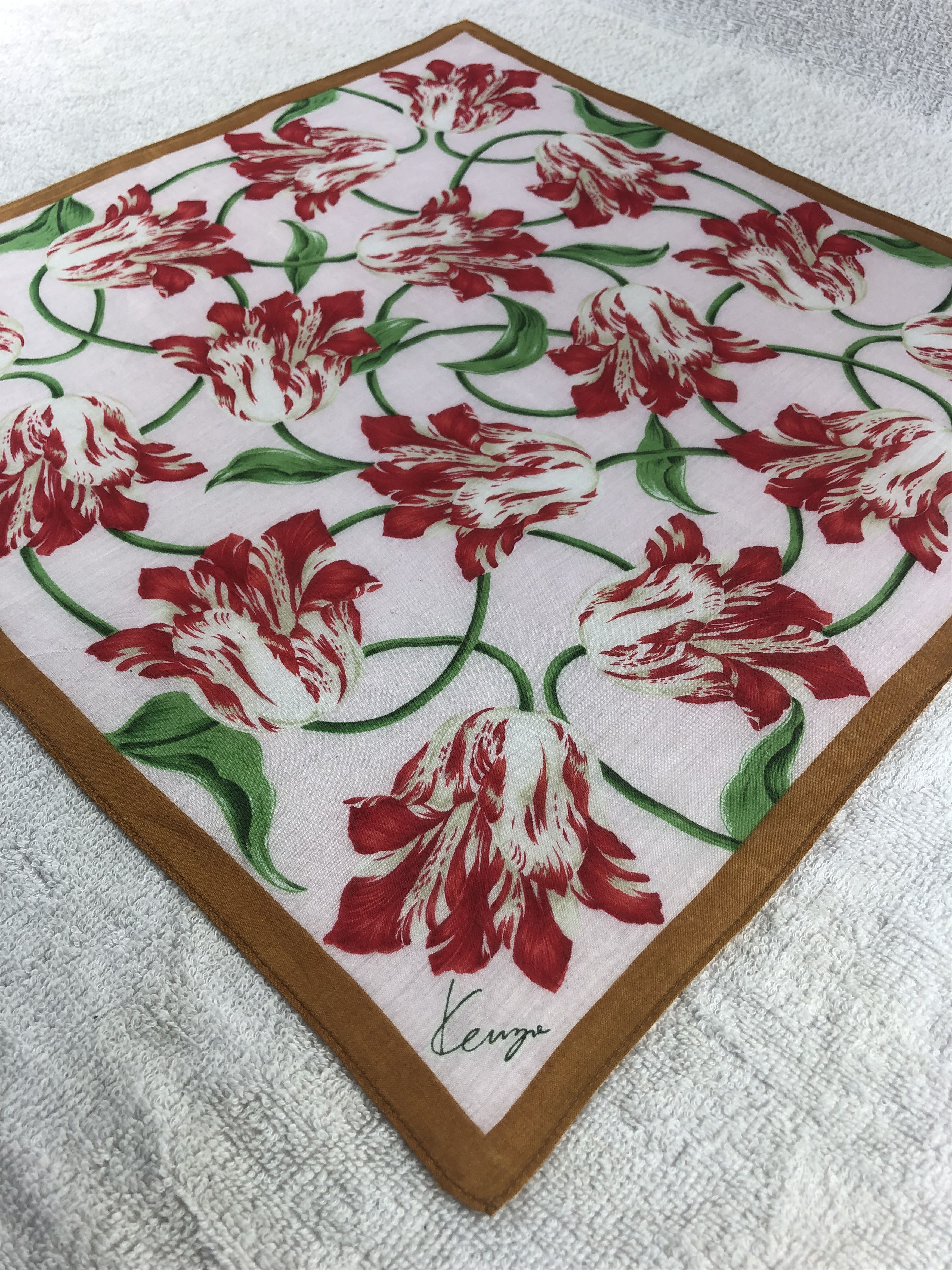 Kenzo × Vintage Kenzo Handkerchief / Bandana / Neckerchief Size ONE SIZE - 4 Thumbnail