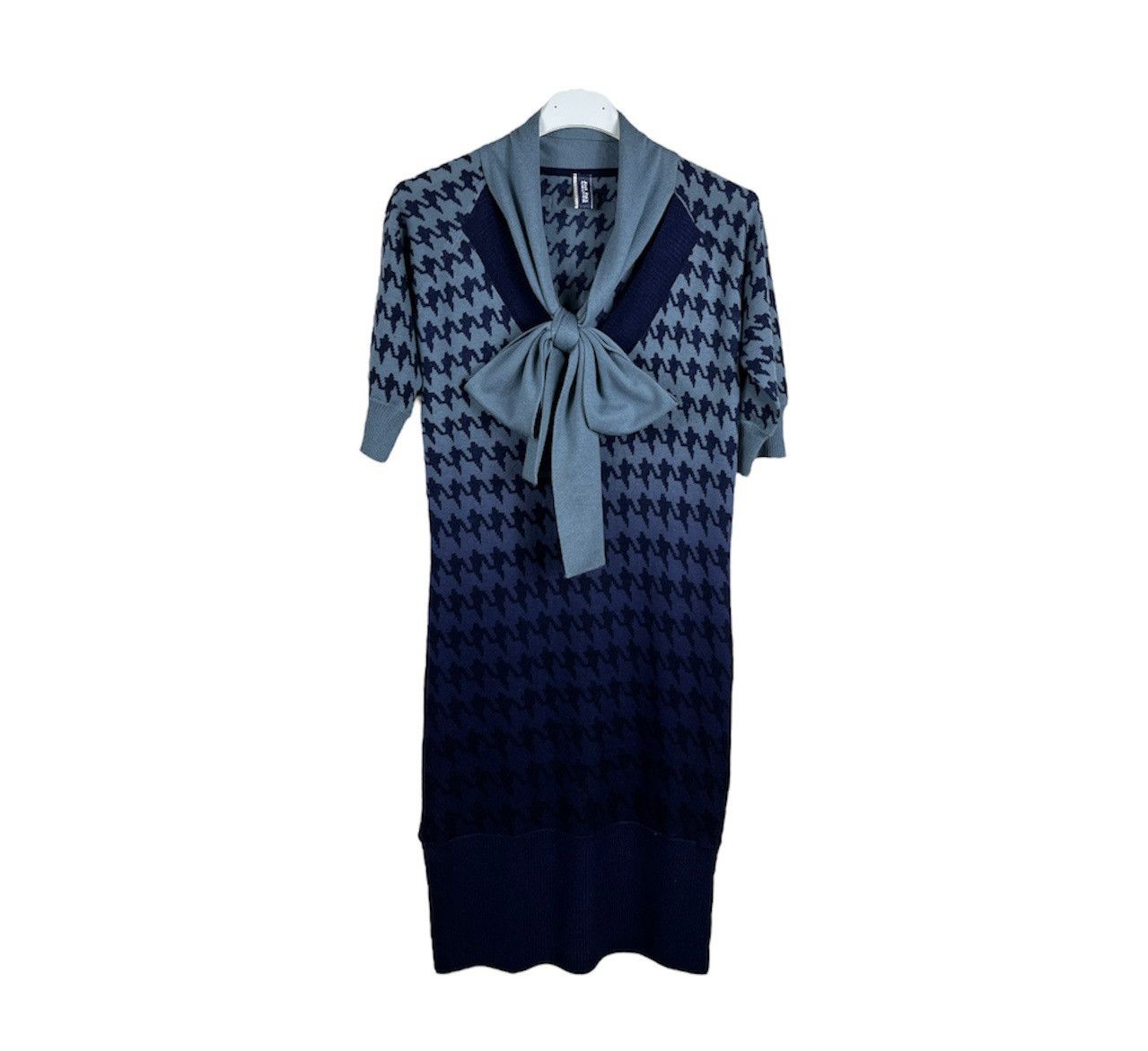 Jean Paul Gaultier × Vintage Jean Paul Gaultier jeans JPG houndstooth cashmere wool dress Size L / US 10 / IT 46 - 1 Thumbnail