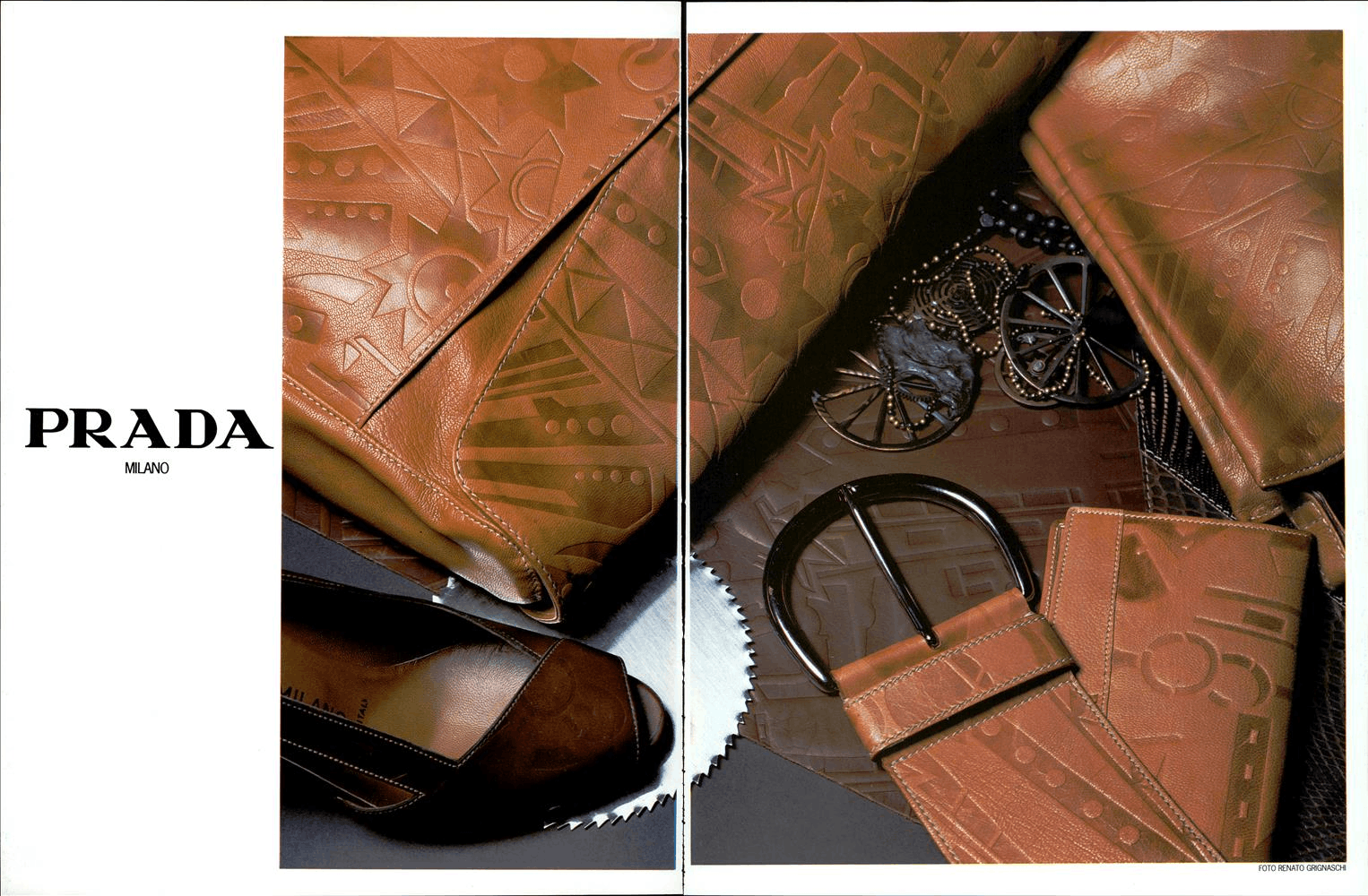 Prada S/S 1985 Prada for Bergdorf Goodman S/S 1984 Patent Leather Size ONE SIZE - 3 Thumbnail