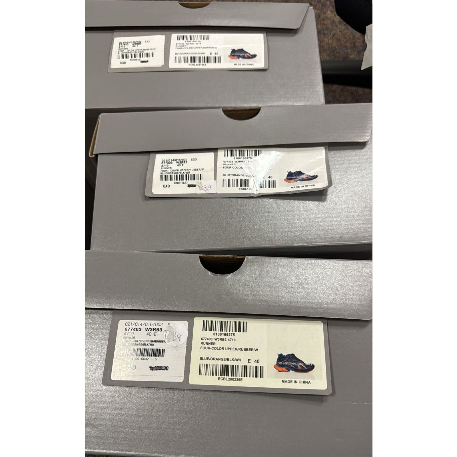 Balenciaga o1rshd1 Q:2 / Caged Mesh Runners Knicks Color Way Multicolor Size US 7 / EU 40 - 12 Thumbnail