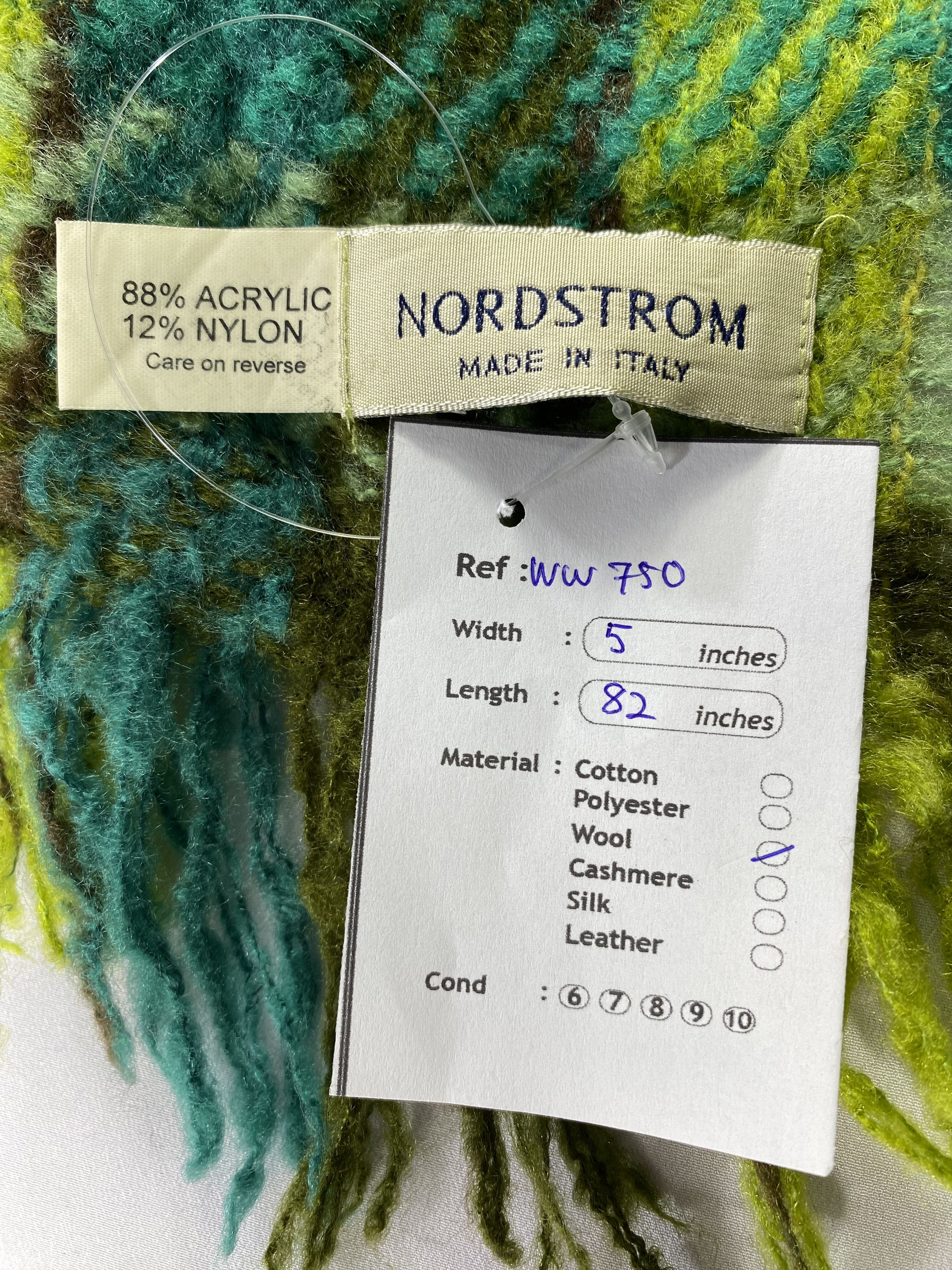 Nordstrom × Vintage Nordstrom Scarf / Muffler / Neckwear Size ONE SIZE - 5 Thumbnail
