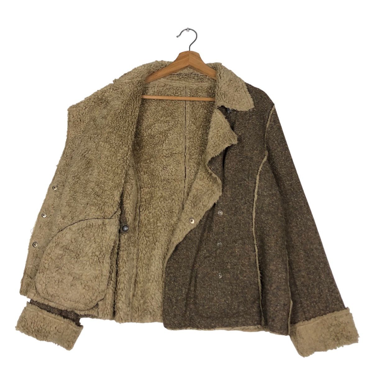 Vintage 🔥Vintage Issey Miyake Bisty Patch Work Jacket Double Collar Size US M / EU 48-50 / 2 - 11 Thumbnail