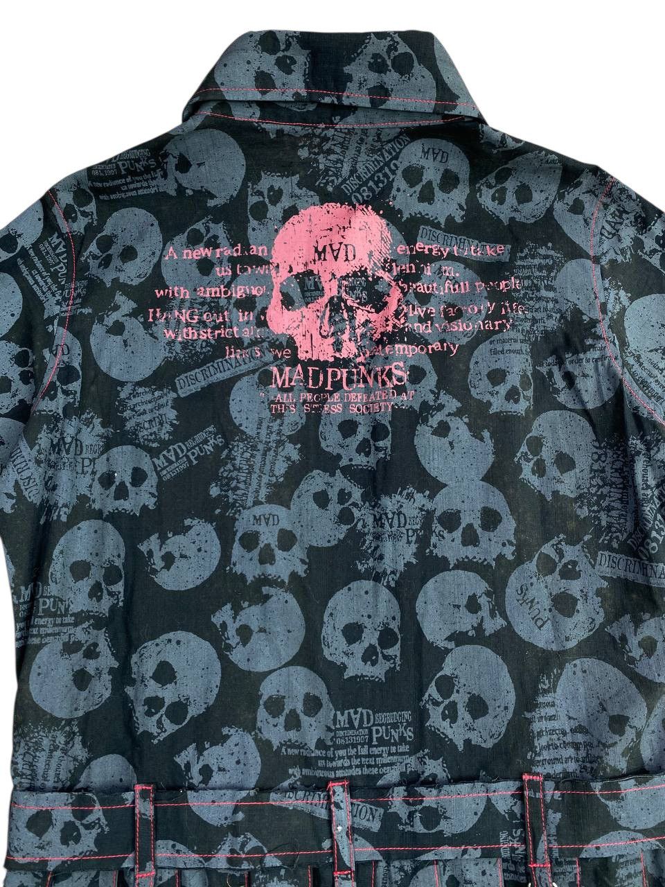 Seditionaries 2000's Mad Punk Asymmetrical Blouse Size M / US 6-8 / IT 42-44 - 12 Thumbnail