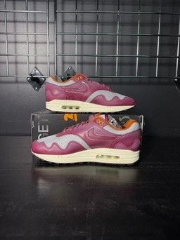 Nike Nike Air Max 1 x Patta Waves Rush "Maroon" (with Bracelet) - Size 9 Size US 9 / EU 42 - 2 Thumbnail