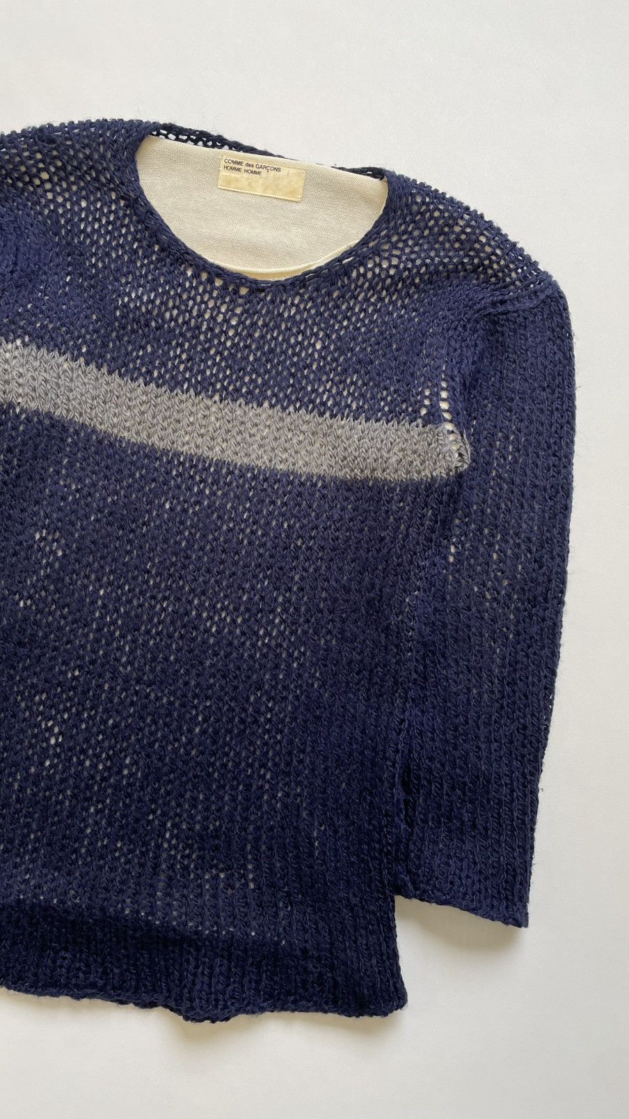 Comme des Garcons AD 1999 ‘Layered Cobweb Knit’ Wool Sweater Size US M / EU 48-50 / 2 - 6 Thumbnail