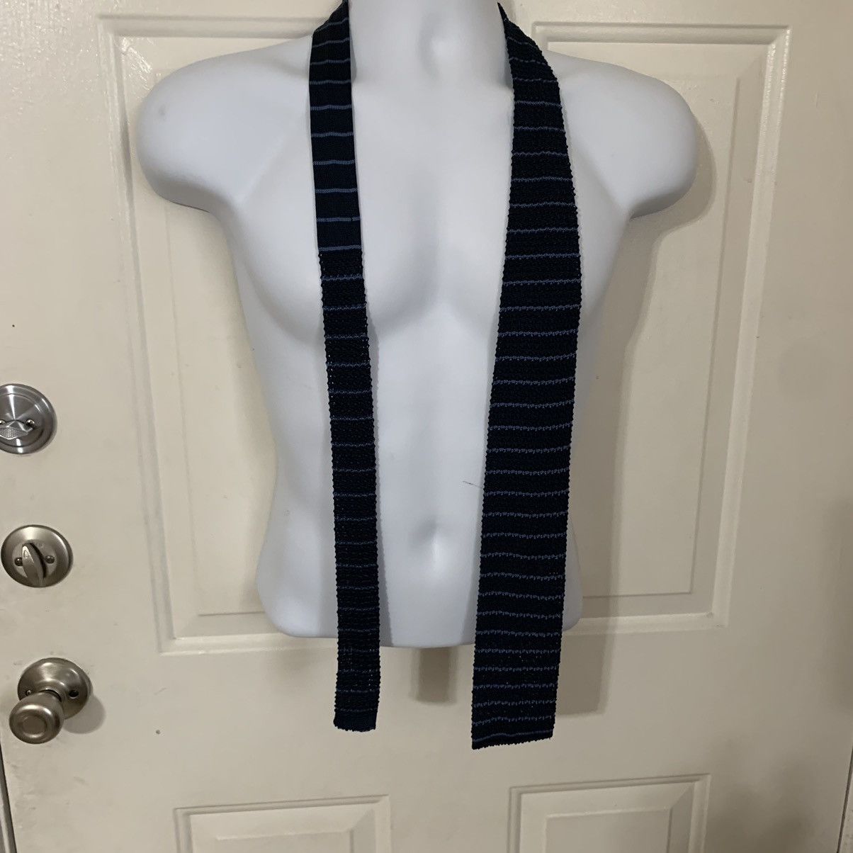 Vintage Venanzi all Silk Striped Sock tie Size ONE SIZE - 2 Thumbnail