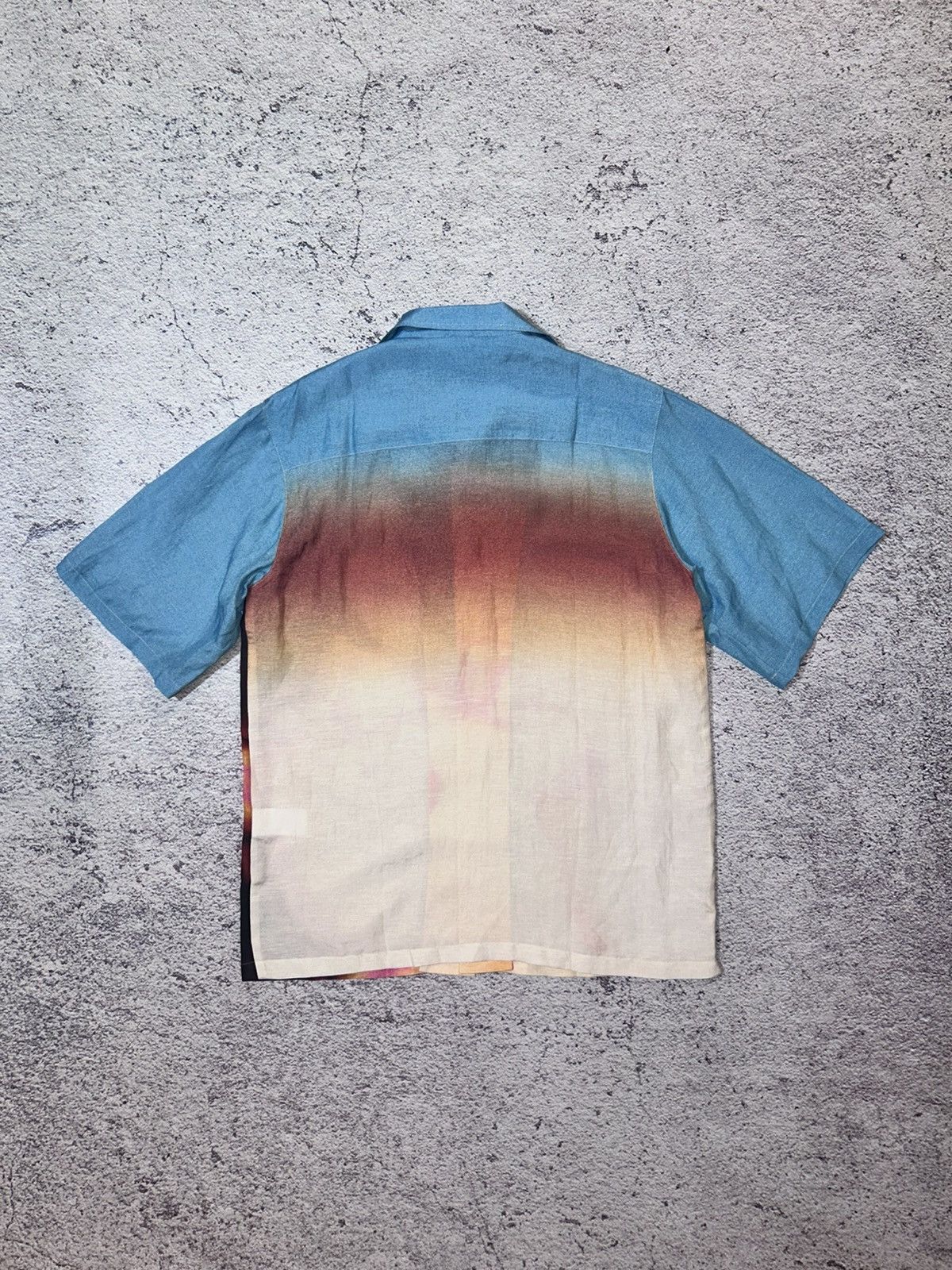 Misbhv Misbhv Mirage Print Shirt Button Up Multicolor Viscose Linen Size US S / EU 44-46 / 1 - 12 Thumbnail