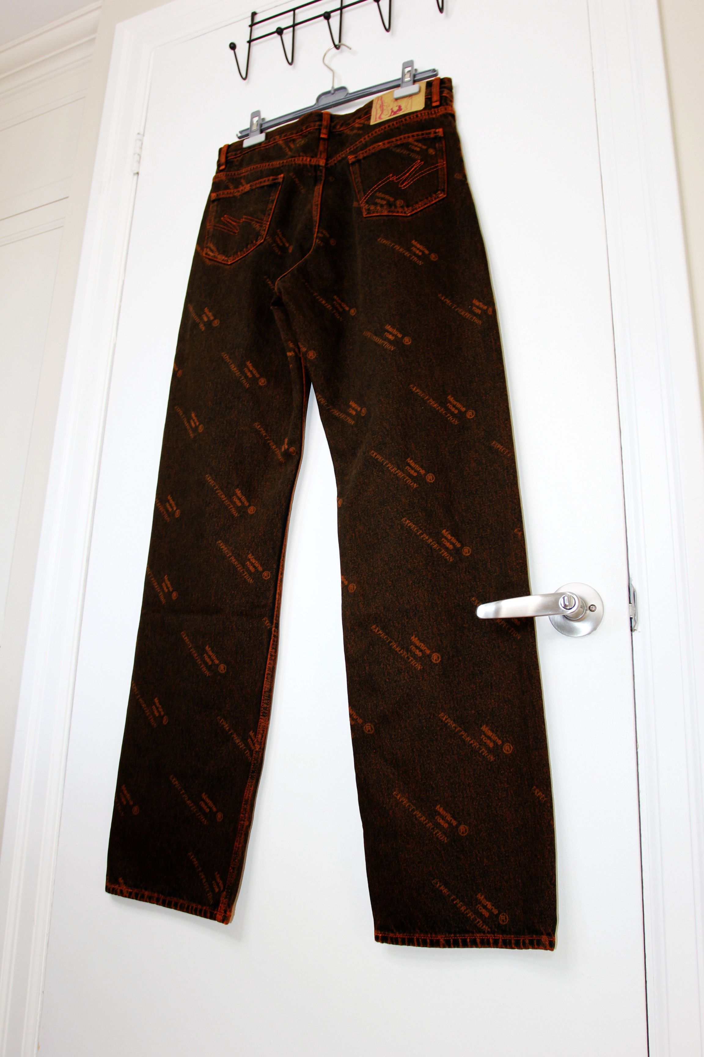 Martine Rose BNWT SS25 MARTINE ROSE ORANGE LASER RELAXED FIT JEANS M Size US 32 / EU 48 - 7 Thumbnail