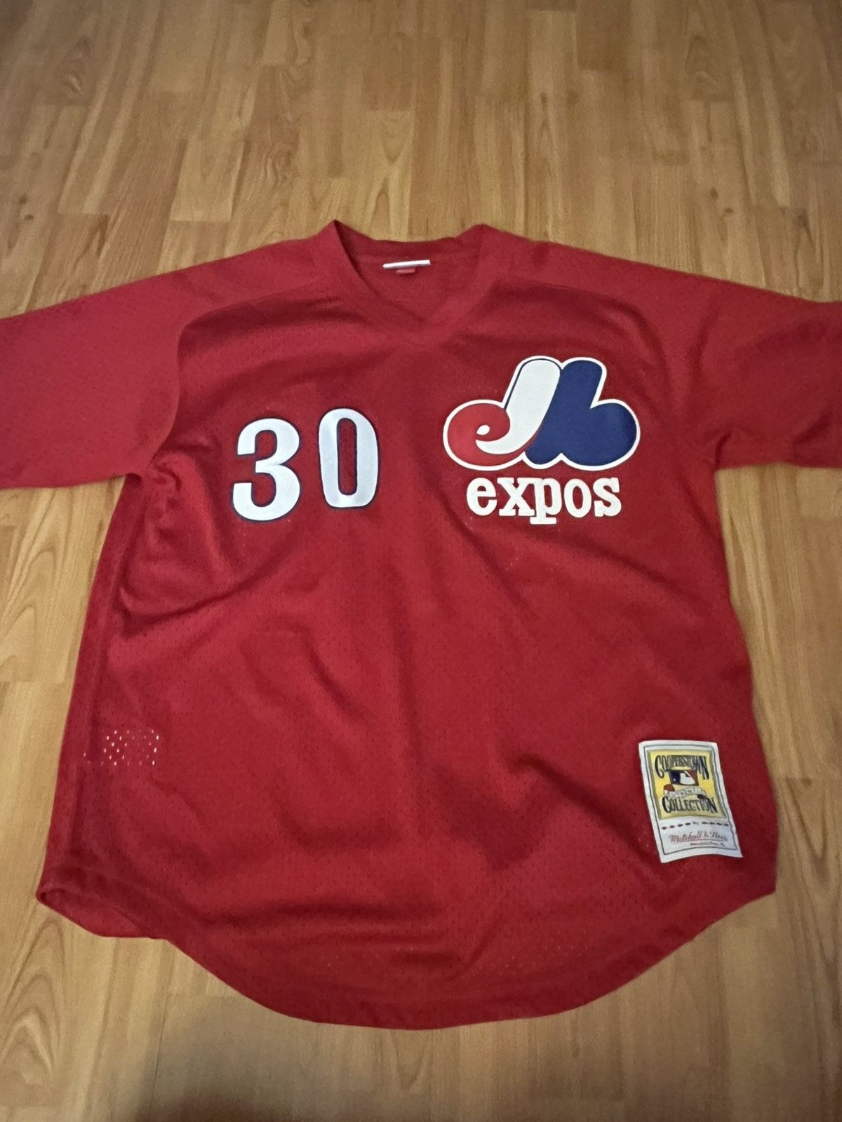 Mitchell & Ness Montreal Expos Raines Mitchell & Ness 89 Mesh Batting Jersey Size US L / EU 52-54 / 3 - 1 Thumbnail