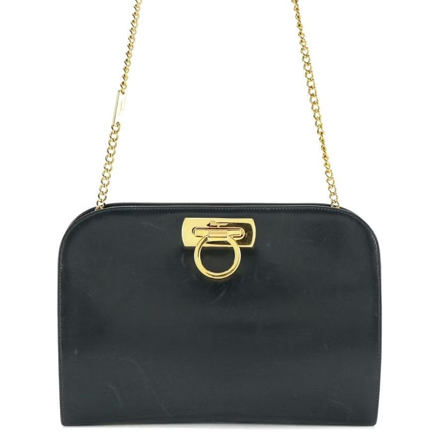 Salvatore Ferragamo Salvatore Ferragamo Gancini Mini Messenger Size ONE SIZE - 1 Thumbnail