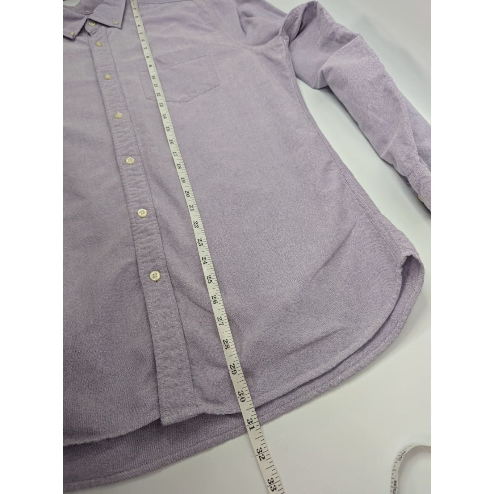 Eddie Bauer Eddie Bauer Legend Wash Button-Up Shirt Men's Large Purple Cotton Classic Fit Size US L / EU 52-54 / 3 - 6 Thumbnail