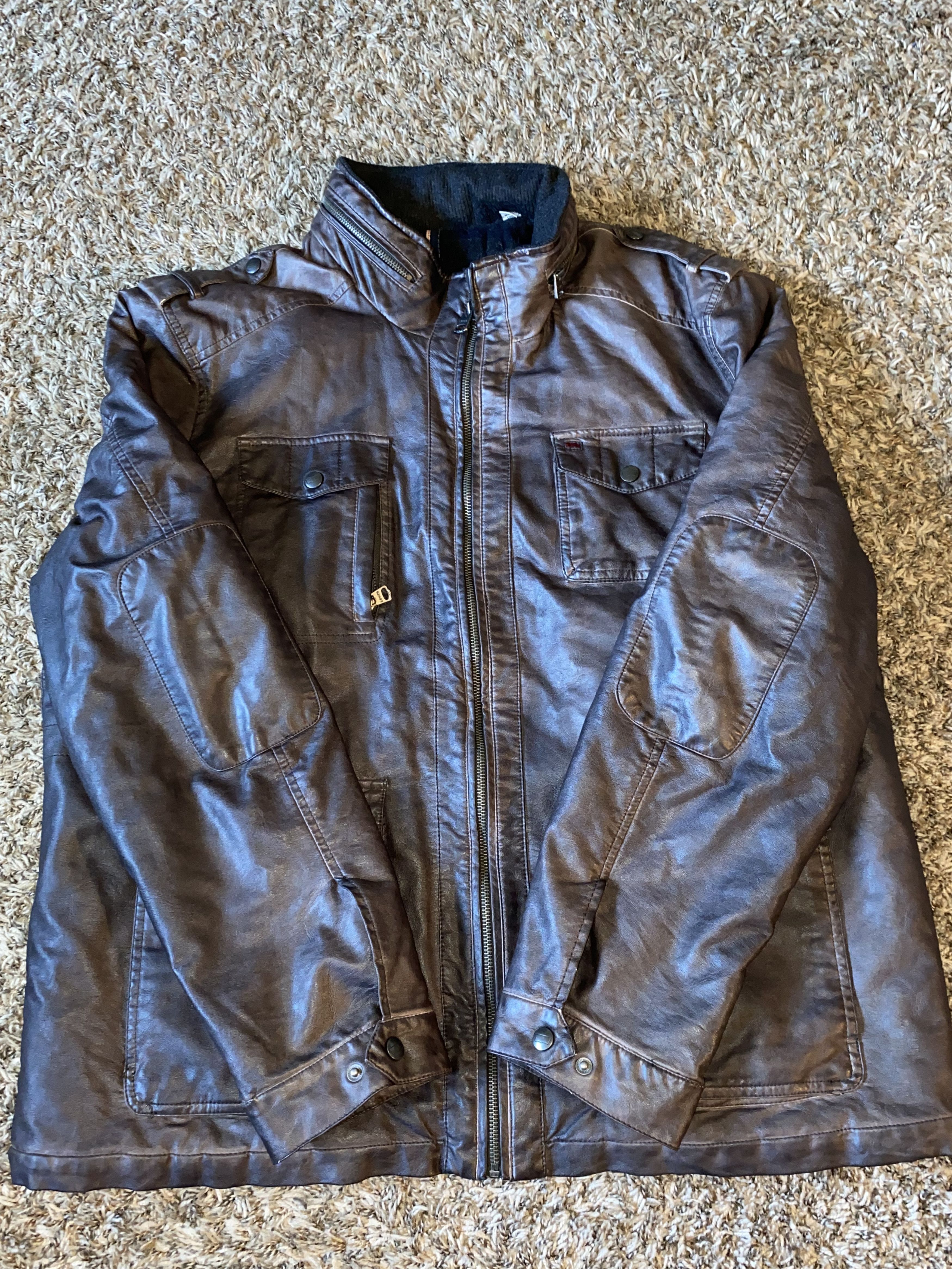 Levi's Levis Leather Jacket Size US XL / EU 56 / 4 - 1 Thumbnail