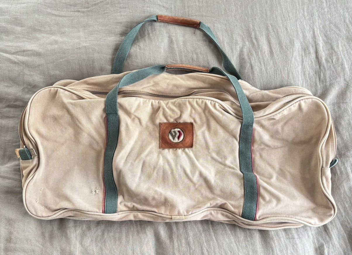 Vintage Vintage Wimbledon Canvas Duffel Bag large Size ONE SIZE - 3 Thumbnail
