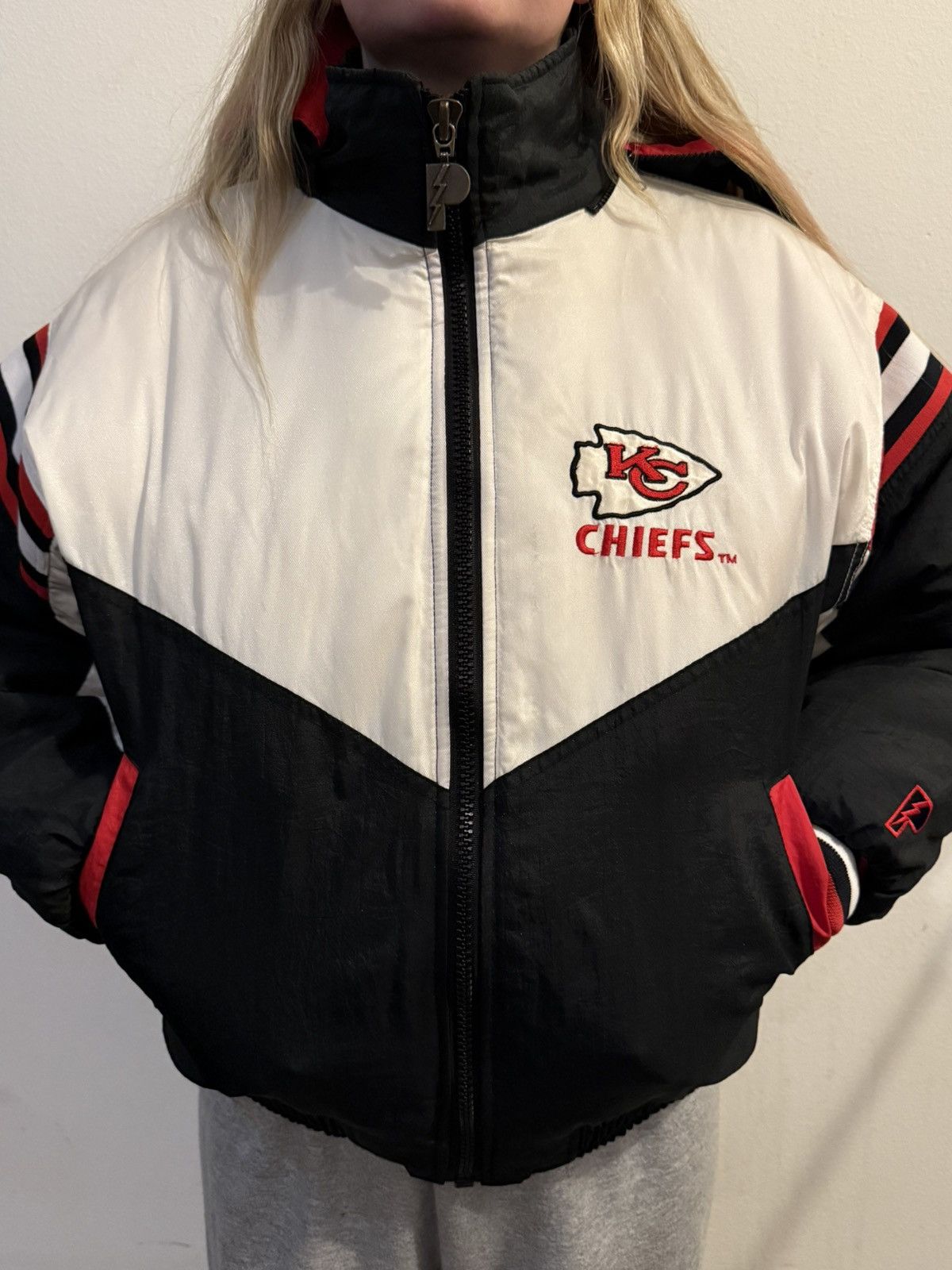 Pro Player × Vintage Vintage Kansas City Chiefs Pro Player Coat 90s Size US S / EU 44-46 / 1 - 6 Thumbnail